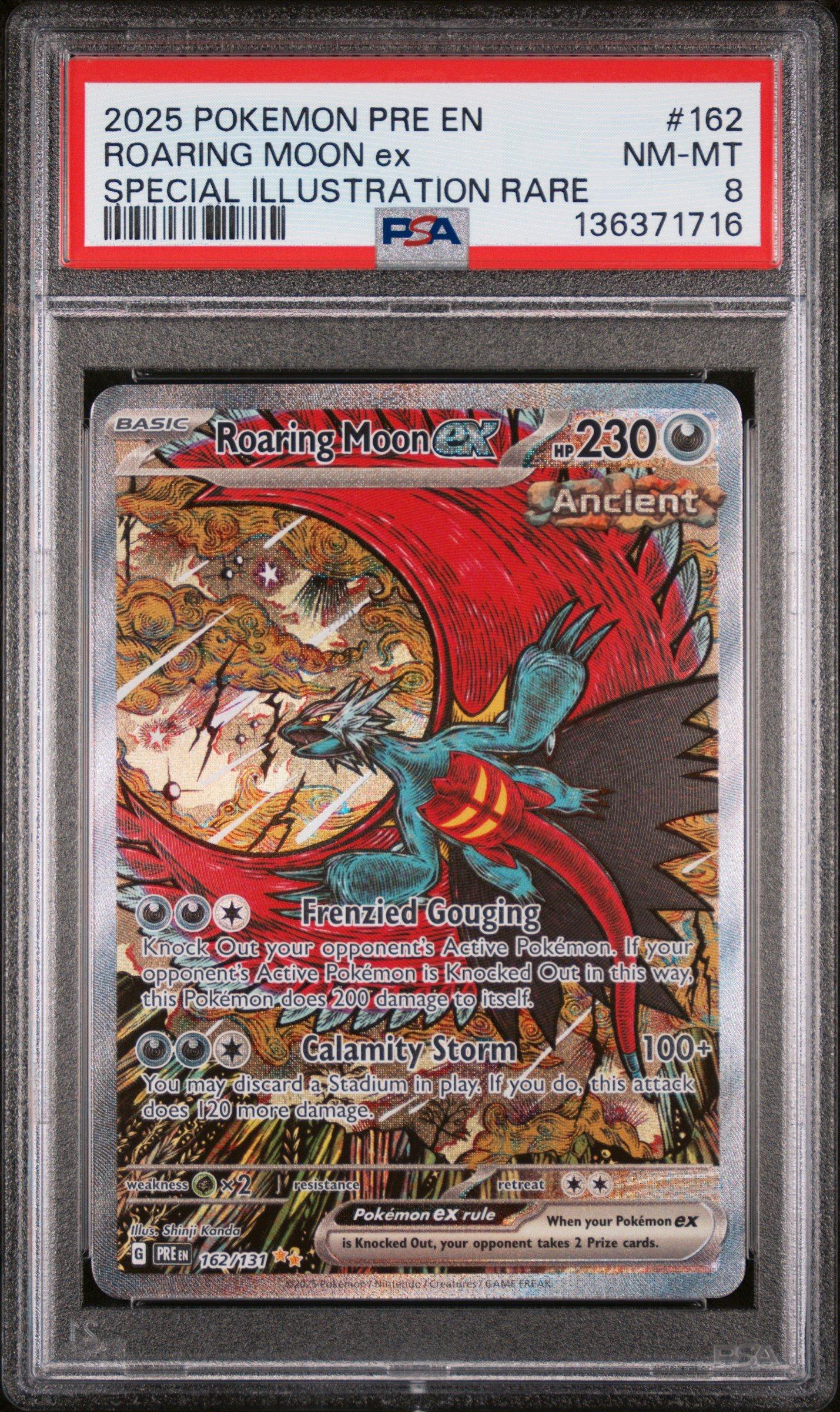 is roaring moon a rare pokemon card Roaring Moon ex Pokemon Cards Price Guide