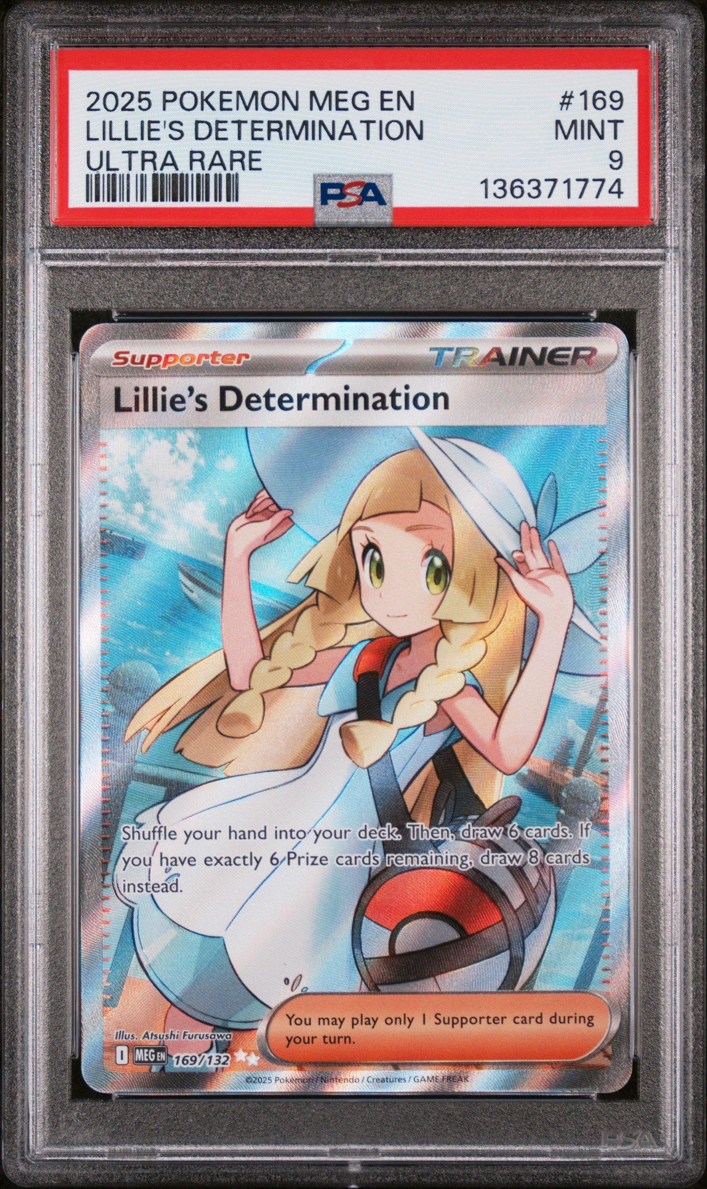 2025 Pokemon Meg En-mega Evolution 169 Lillie's Determination