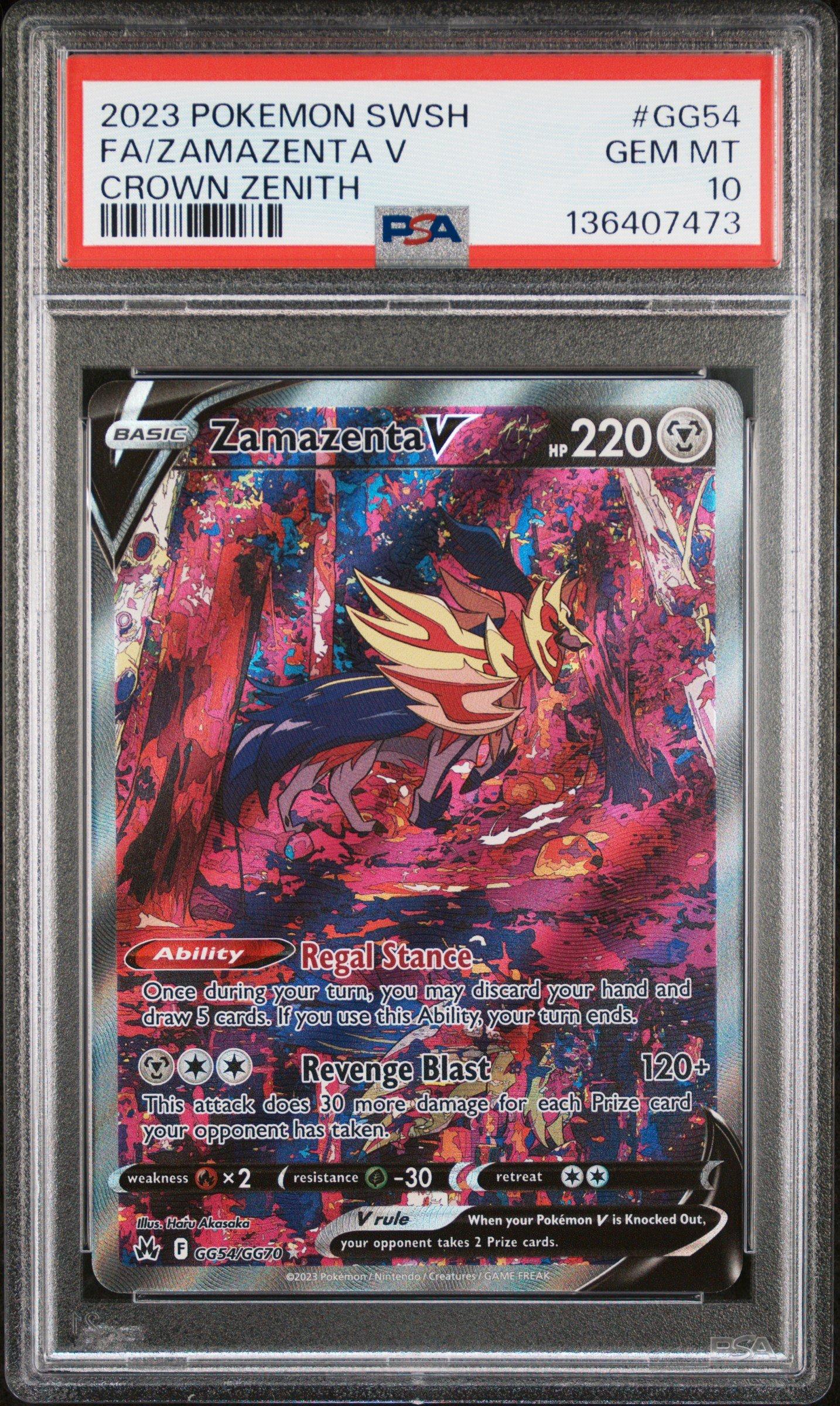 2023 Pokemon Sword And Shield Crown Zenith Gg08 Full Art