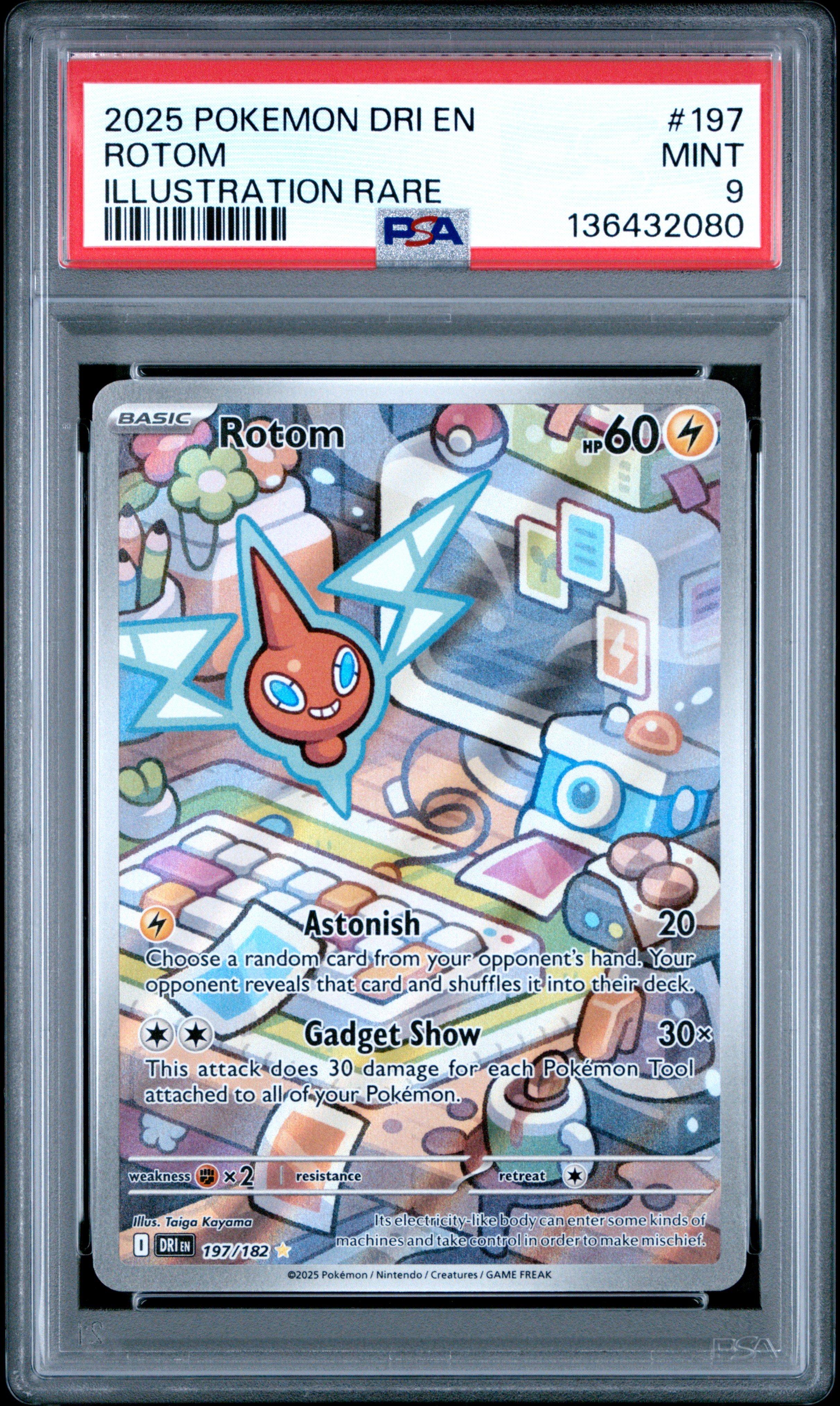 rotom pokemon card Fan | Stellar Crown Lightning / 80 / Basic Attack 1 Rotom EX 111/094 Double Rare