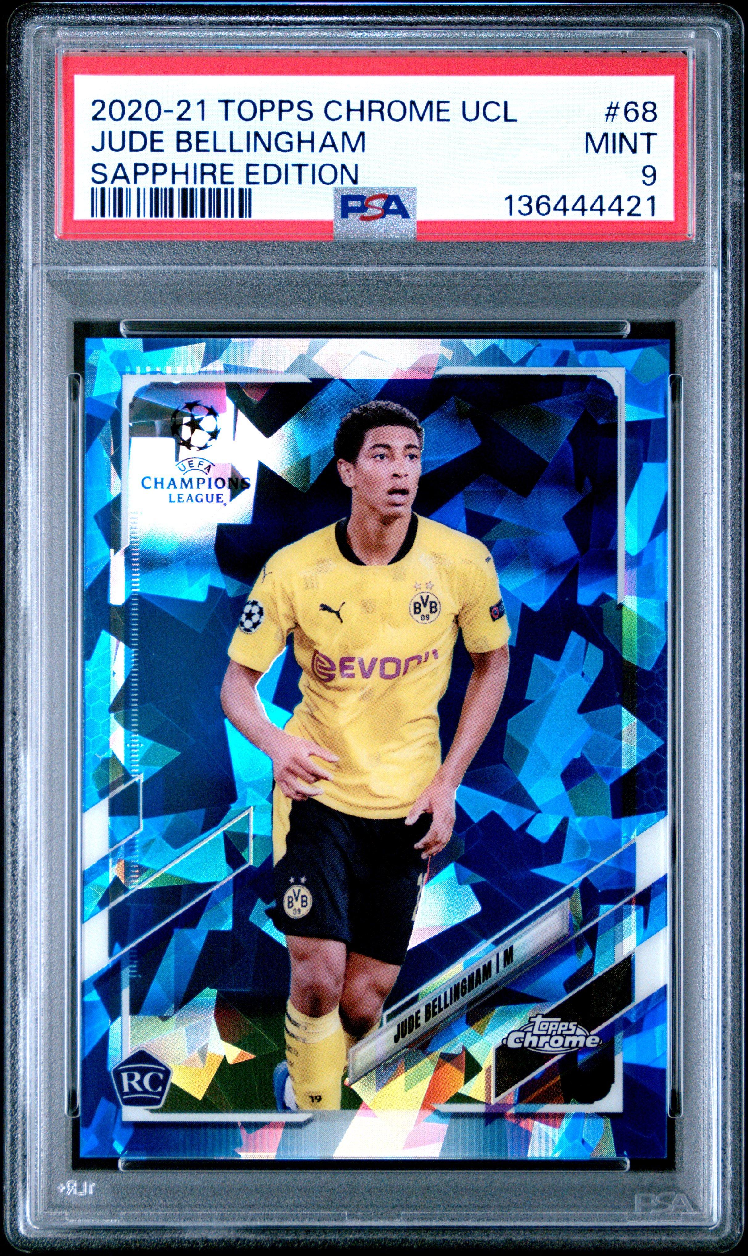graded soccer cards Slab Kings Plus 2020 Topps Chrome Uefa Champions