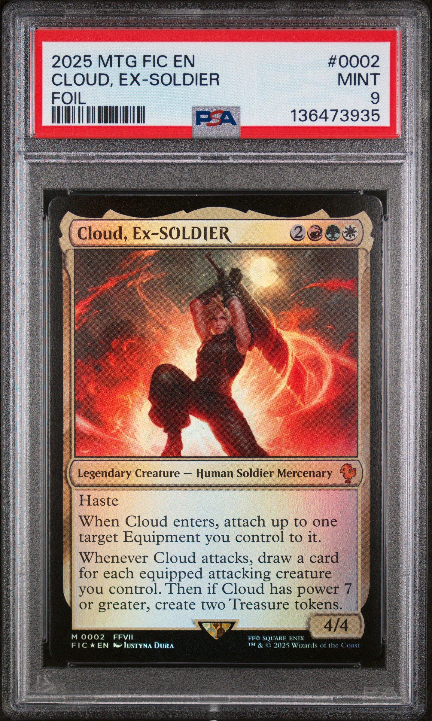 2025 Magic The Gathering Final Fantasy Commander 0002 Cloud, Ex