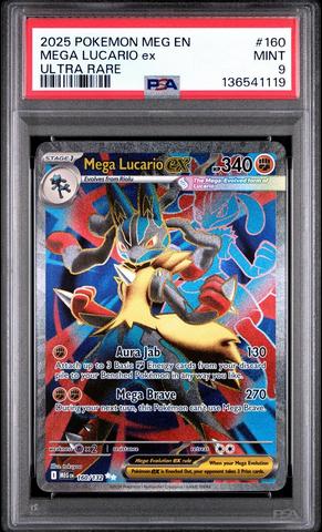 2025 Pokemon Meg En-mega Evolution 179 Mega Lucario Ex Special