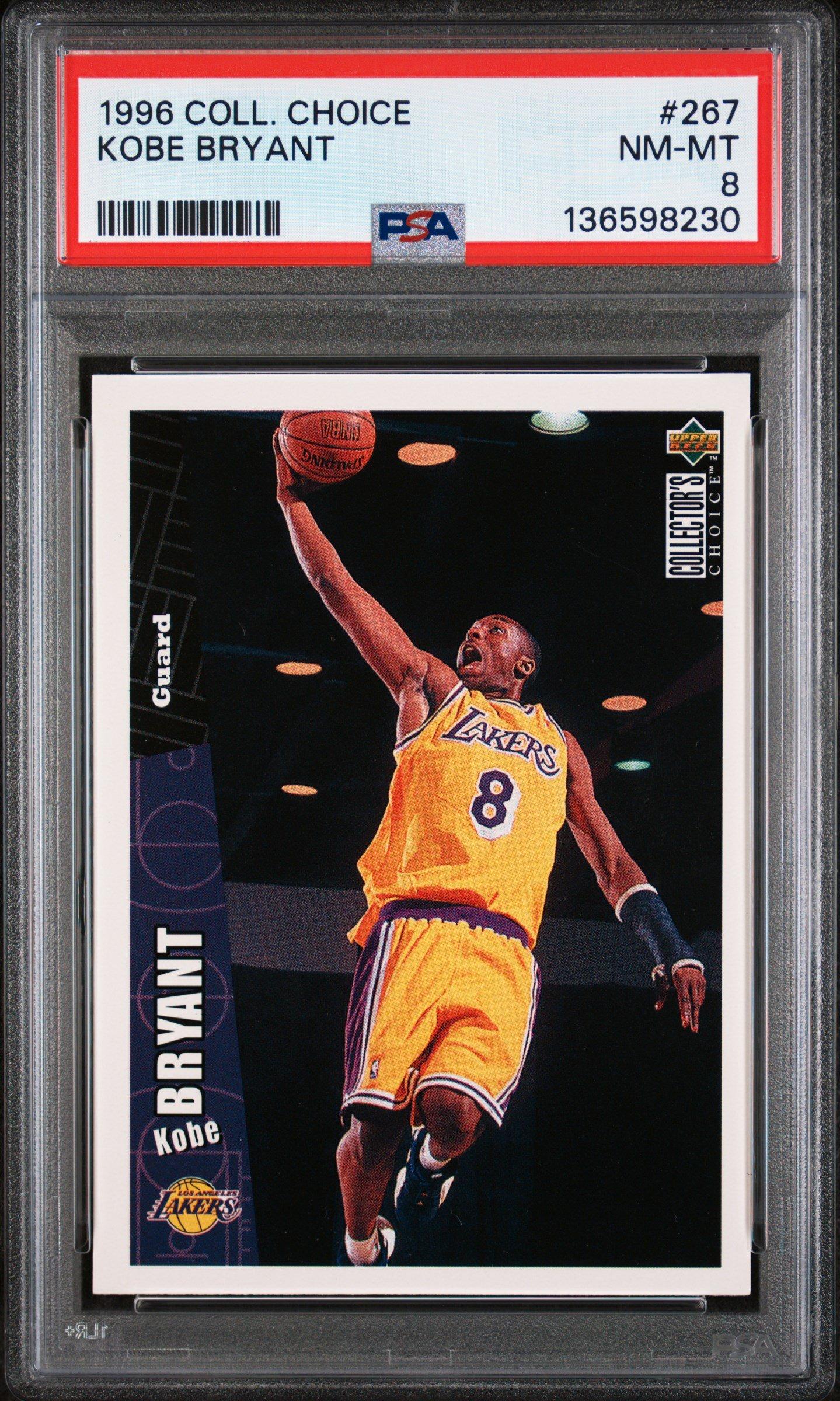 1996 Collector's Choice 267 Kobe Bryant PSA 8 Graded Card | GameStop