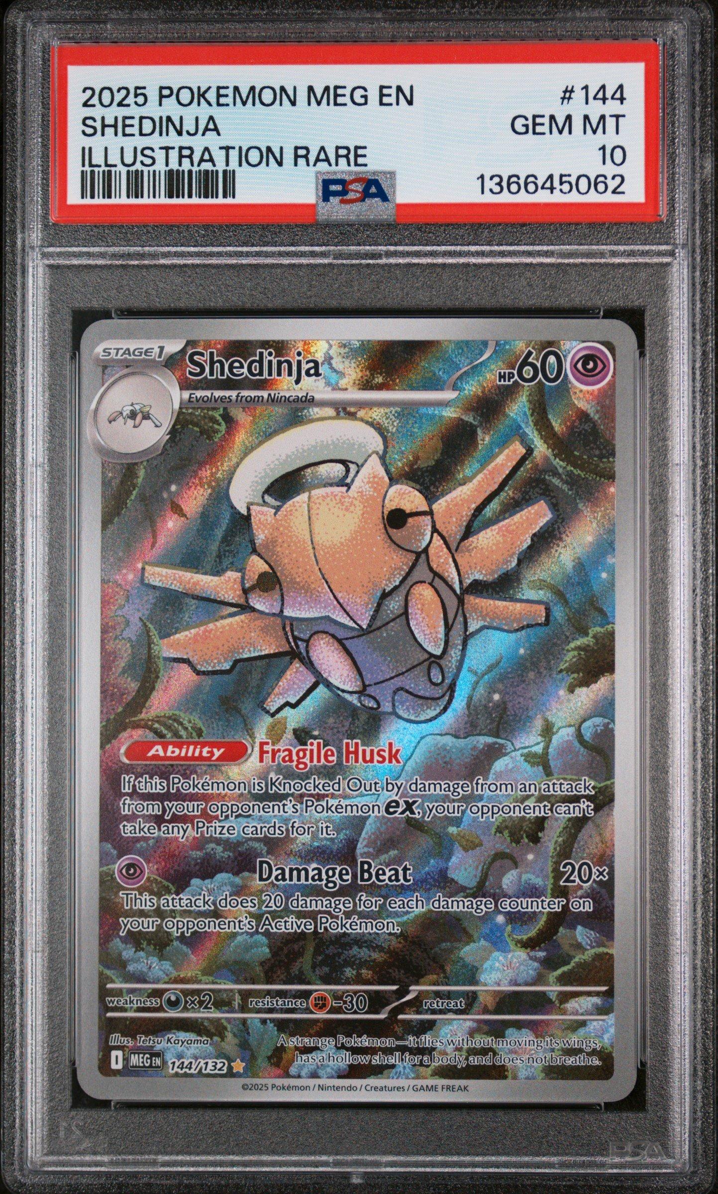 pokemon shedinja card Card of The Day: Shedinja (144/132) . For a card that was never in my  radar, I'm beginning to like it more. The art is lowkey very nice. Was  fortunate enough to