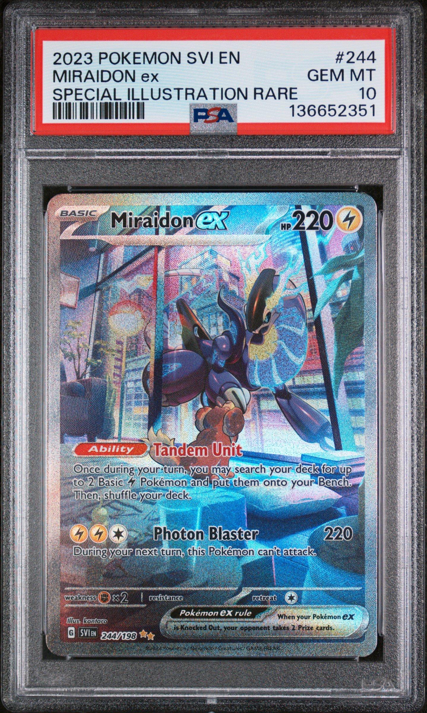 2023 Pokemon Svi En-scarlet & Violet 244 Miraidon Ex Special