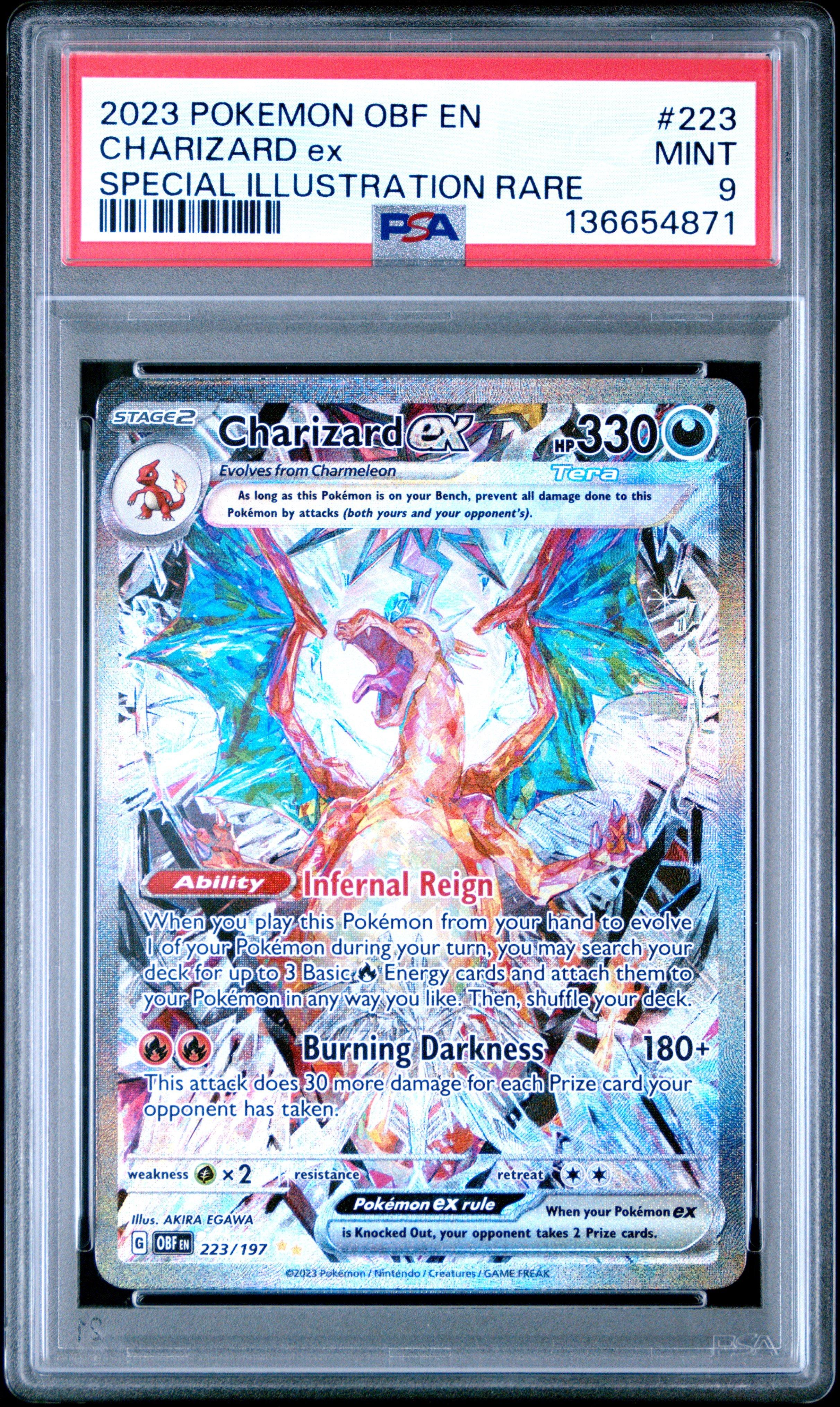 2023 Pokemon Obf En-obsidian Flames 223 Charizard Ex Special