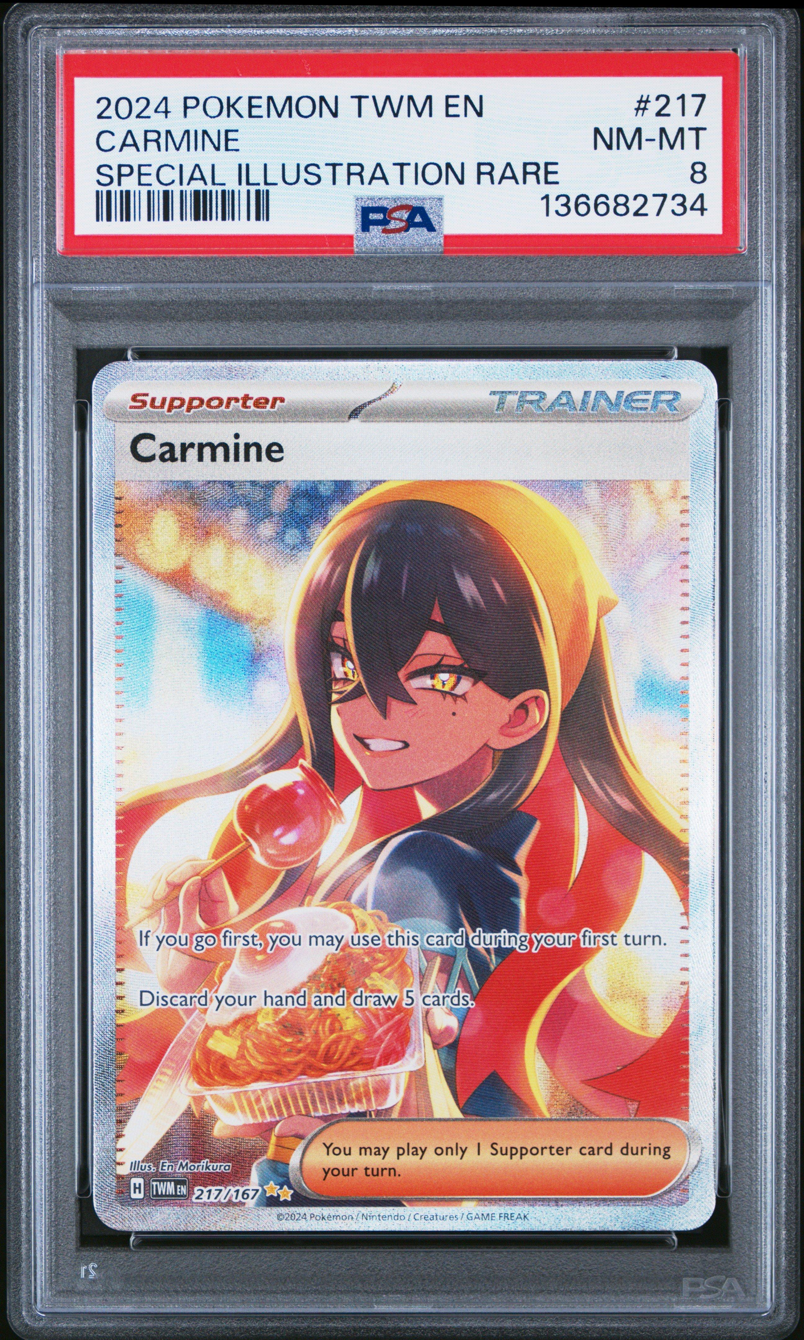 pokemon carmine card Carmine #217/167: Twilight Masquerade main image 0