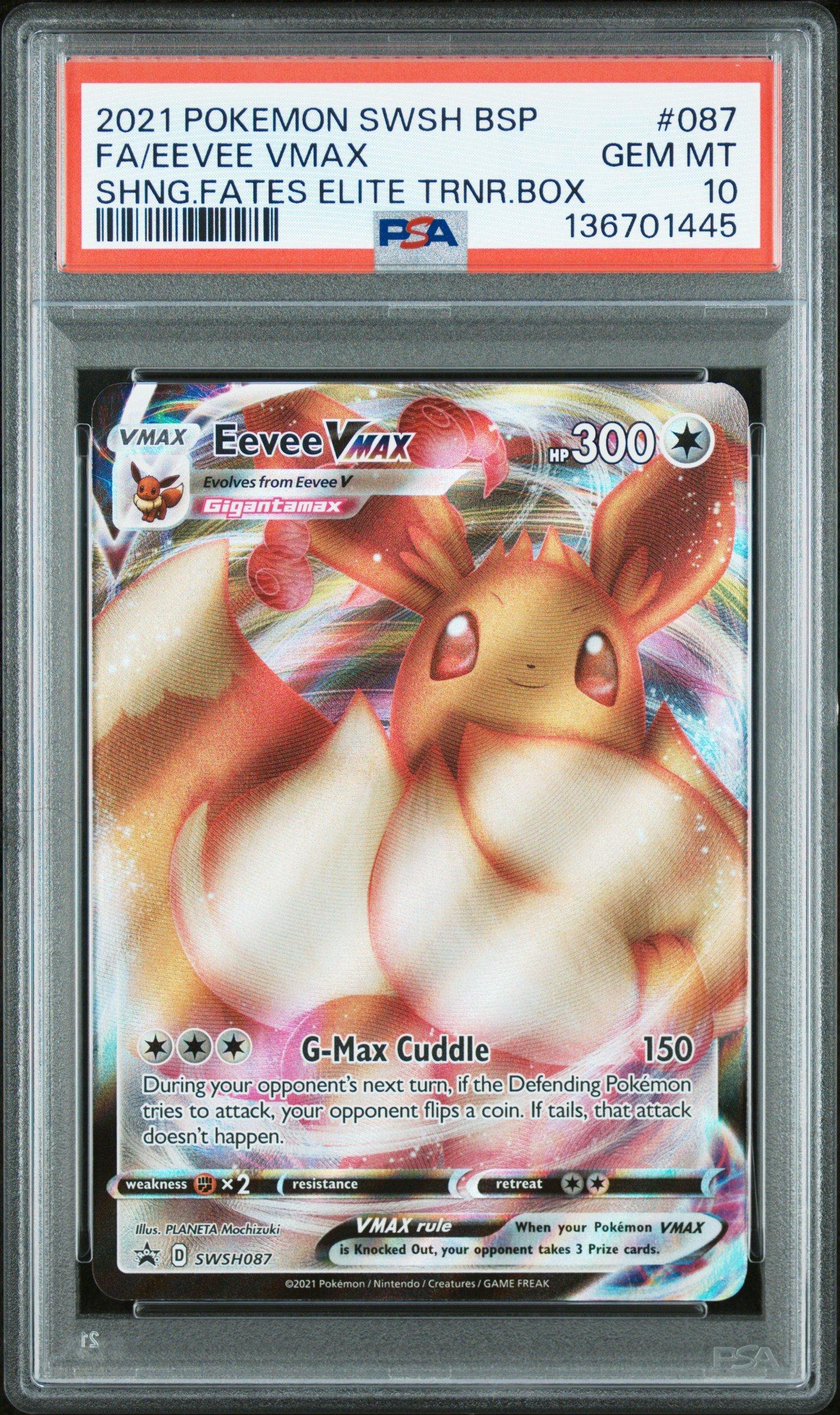 2021 エーフィVMAX PSA 10 Eevee Heroes 2021 Pokemon Swsh Black Star Promo 087 Full Art/eevee Vmax Shining