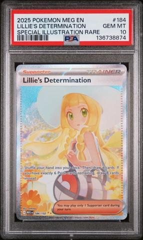 2025 Pokemon Meg En-mega Evolution 184 Lillie's Determination