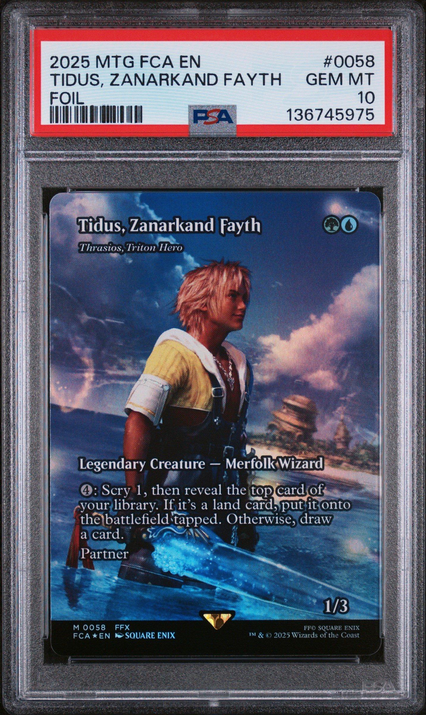 2025 Magic The Gathering Final Fantasy Through The Ages 0058 Tidus