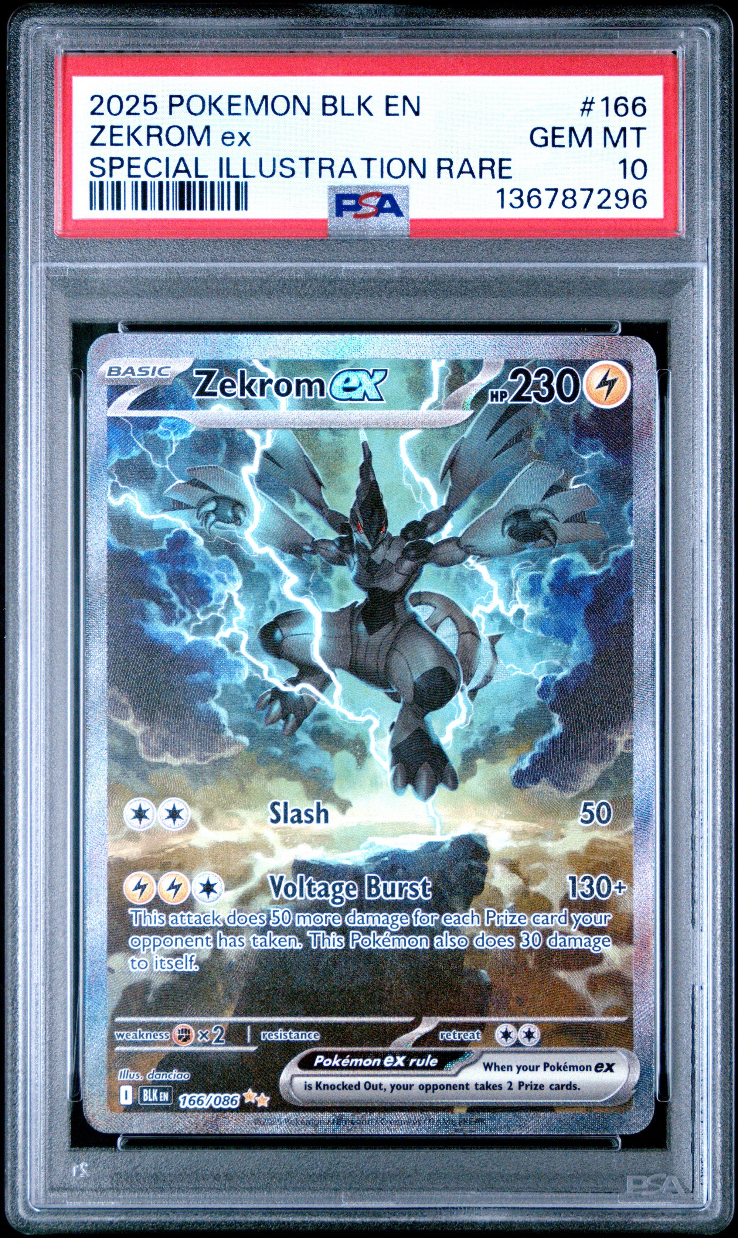 rare zekrom card Pokemon Card "Zekrom ex " sv11B 169/086 Japanese Ver (SAR)
