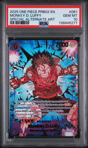 2025 One Piece Prb02-premium Booster -one Piece Card The Best- Vol