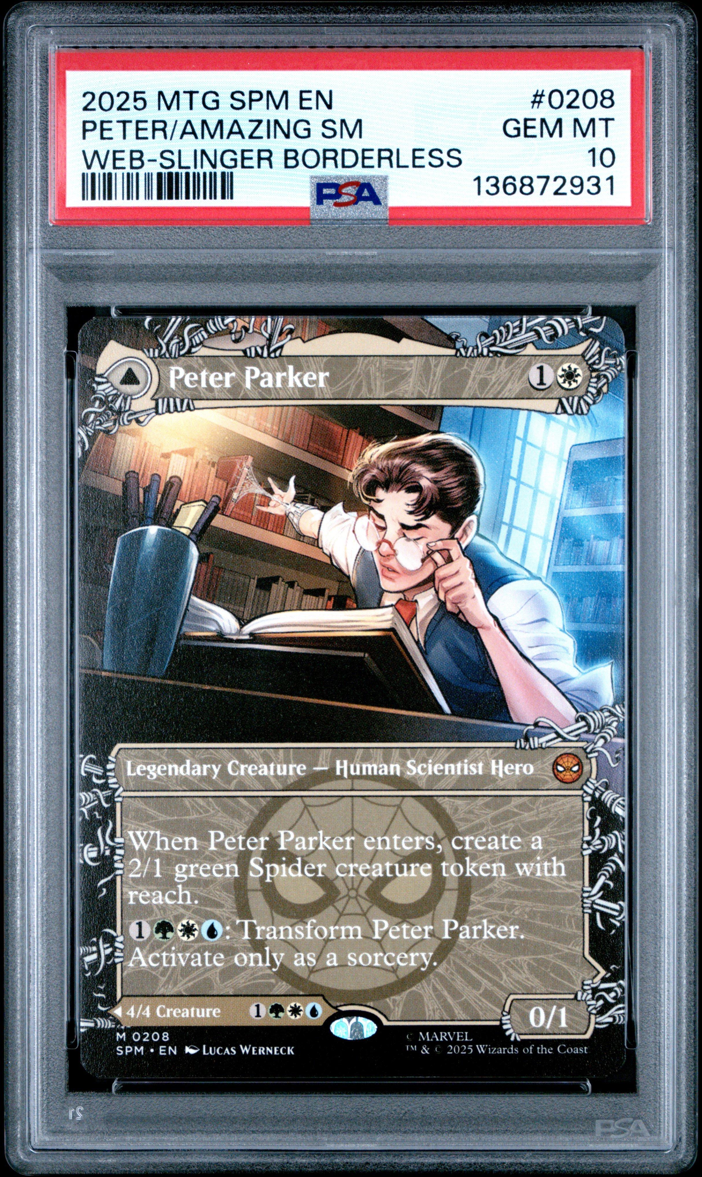 2025 Magic The Gathering Marvel's Spider-man 0208 Peter Parker