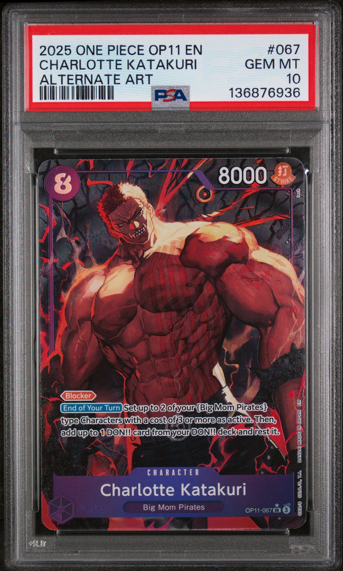 ワンピース カードゲーム 2025 ONE PIECE JP CHARLOTTE KATAKURI 2025 One Piece Op11-a Fist Of Divine Speed 067 Charlotte Katakuri