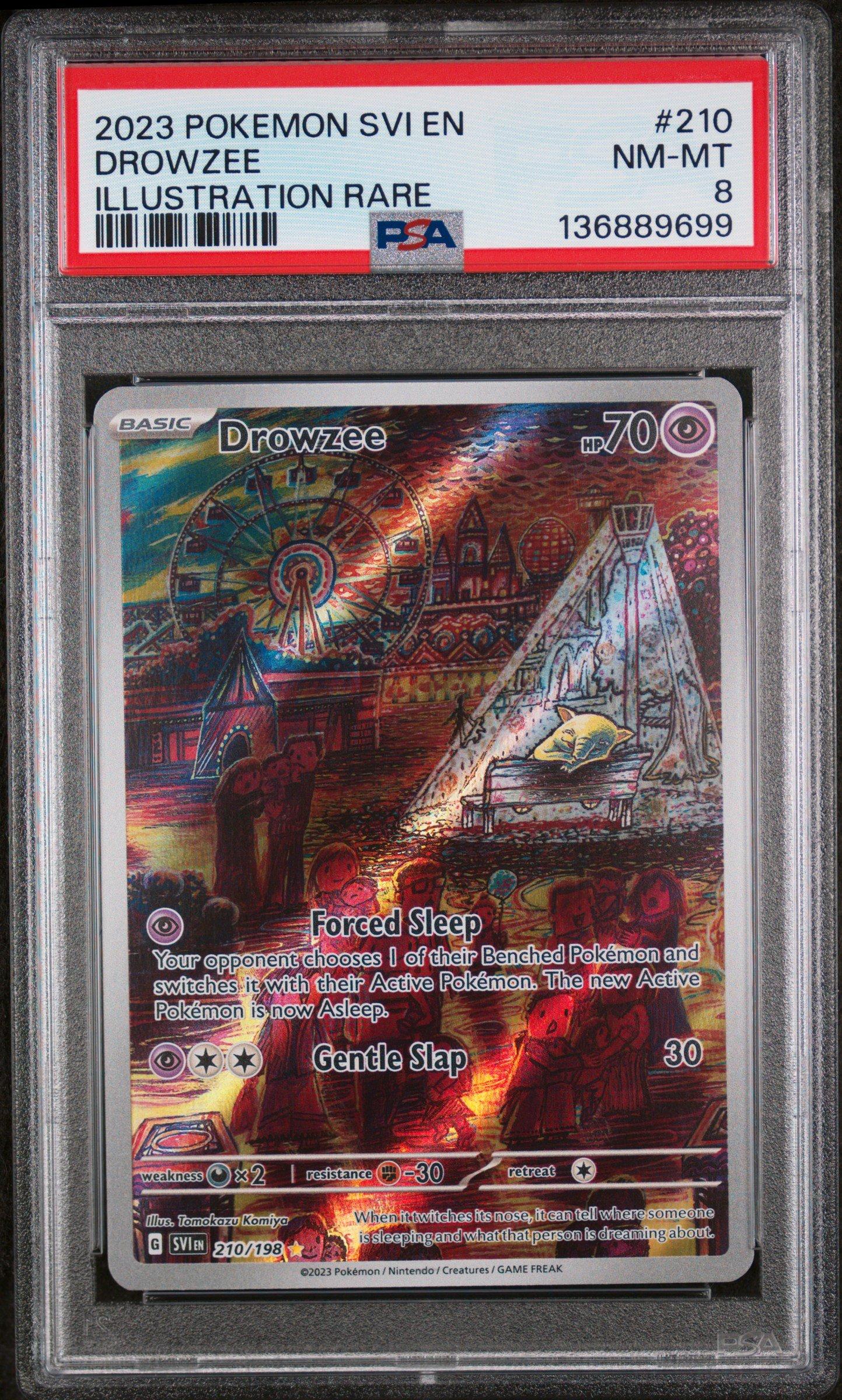 2023 Pokemon Svi En-scarlet & Violet 210 Drowzee Illustration Rare