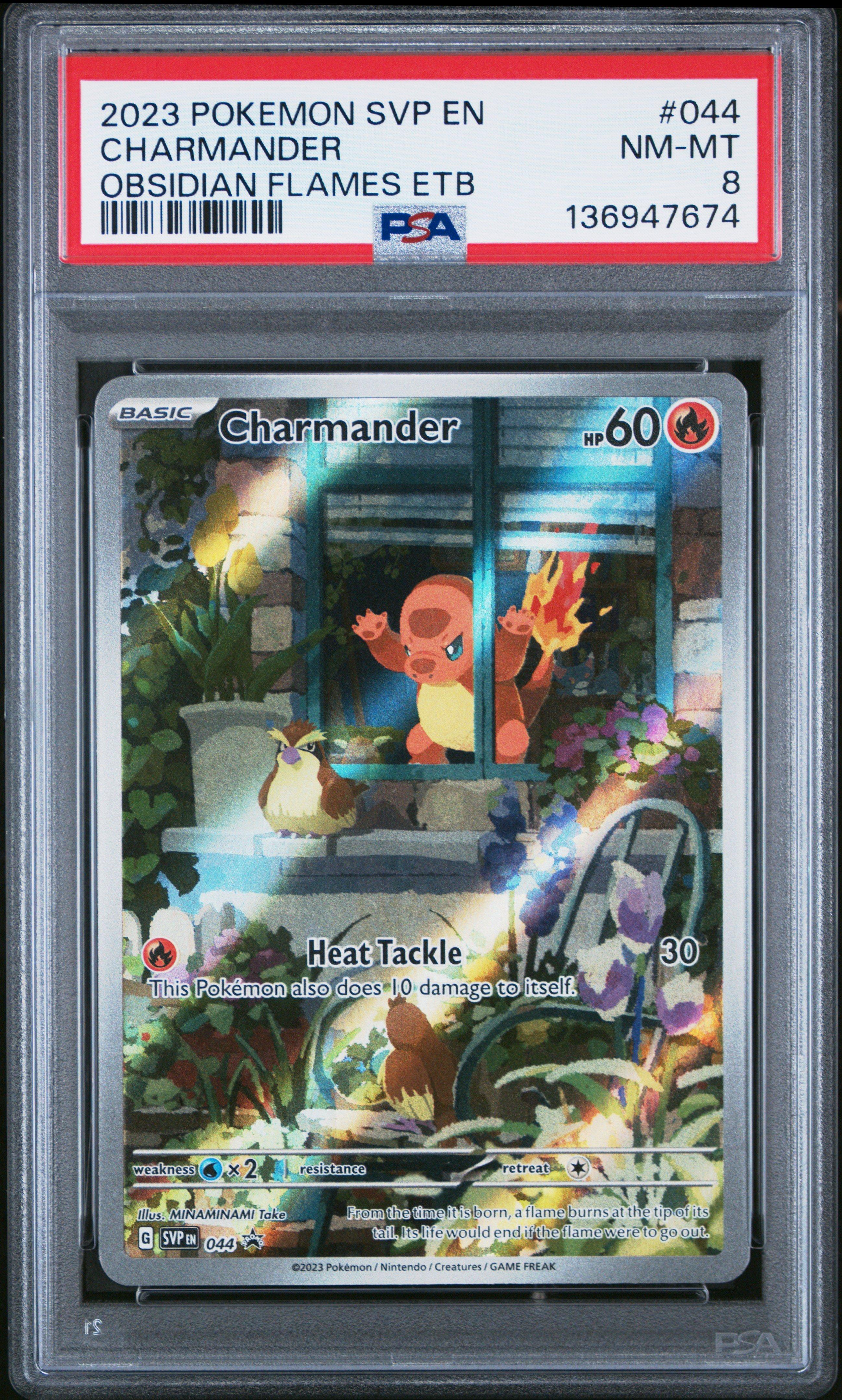 2023 Pokemon Svp En-sv Black Star Promo 044 Charmander Obsidian