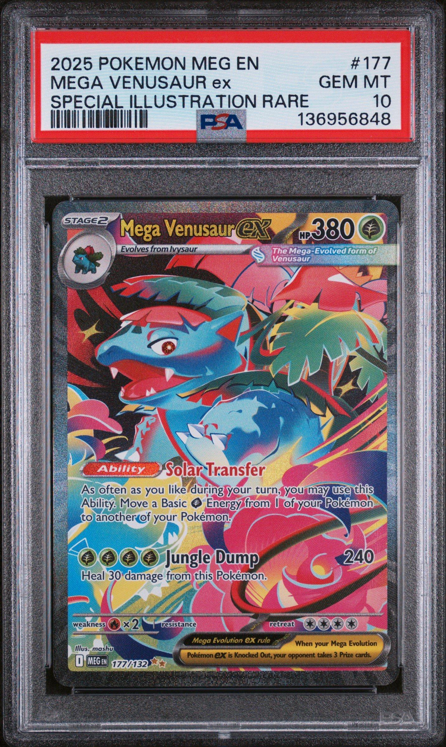 2025 Pokemon Meg En-mega Evolution 177 Mega Venusaur Ex Special