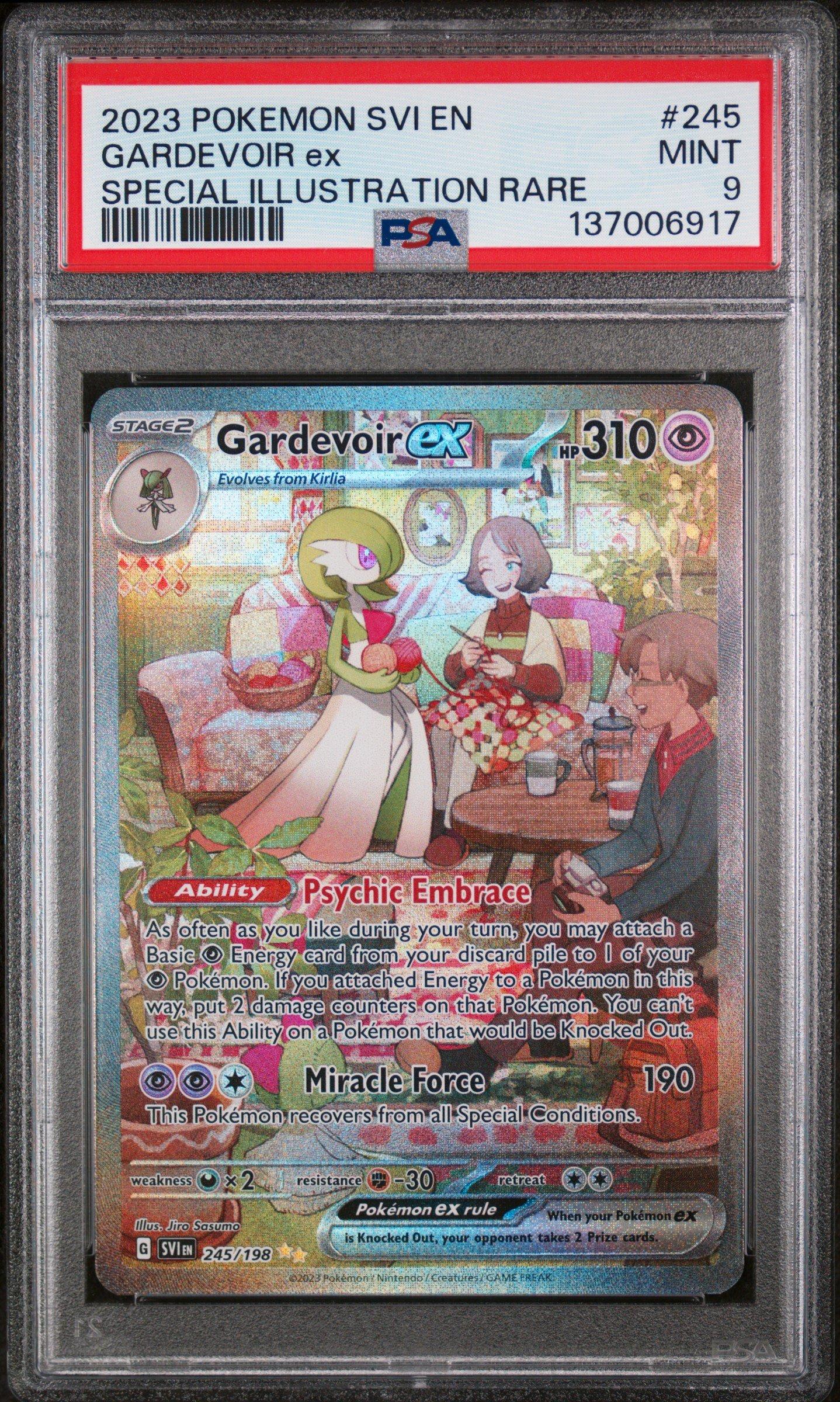 245 198 pokemon card Gardevoir ex 245/198 - Extended Artwork CGC Case this item offers a spectacular aesthetic for a gallery Gardevoir ex 2023 Scarlet &