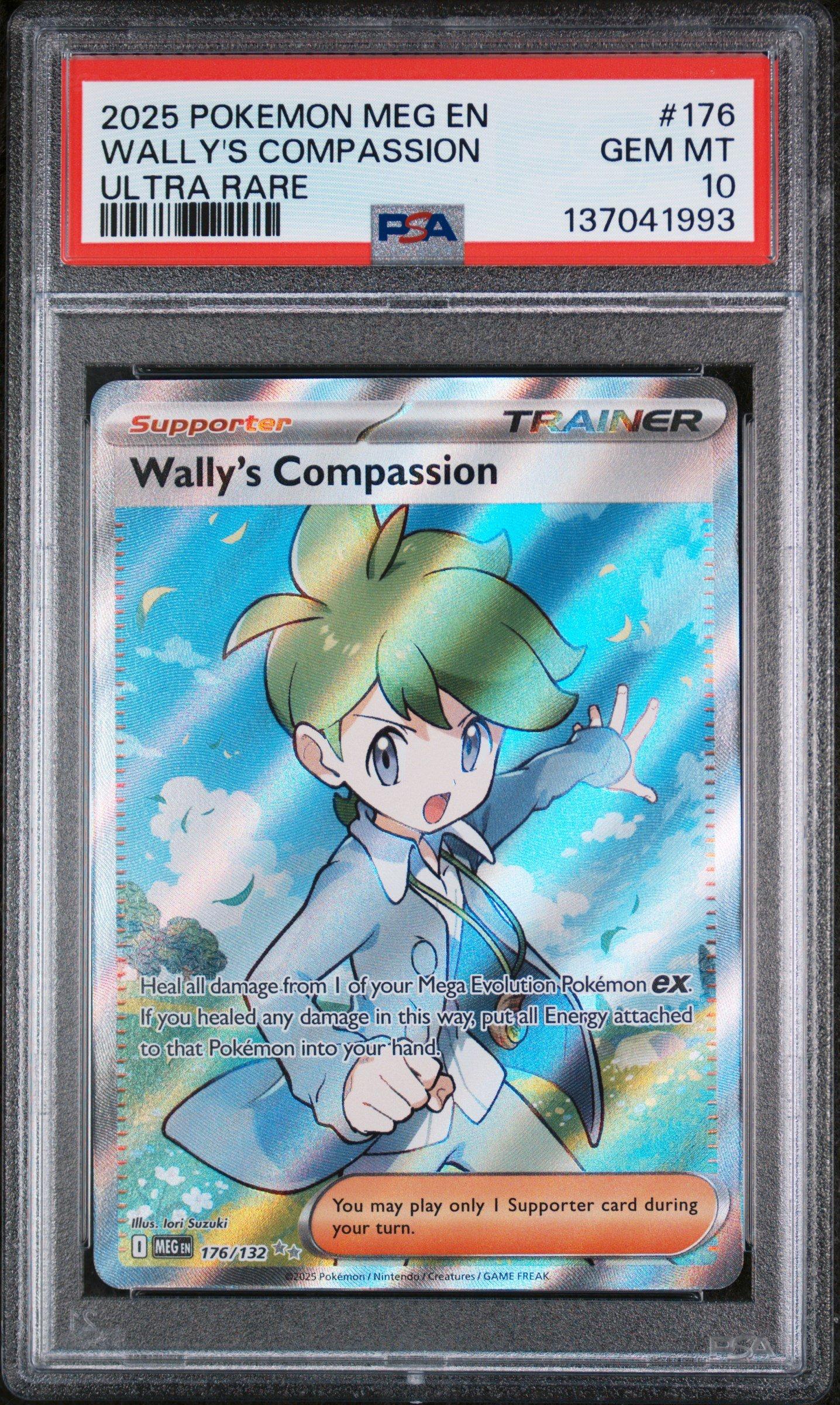 2025 Pokemon Meg En-mega Evolution 176 Wally's Compassion Ultra