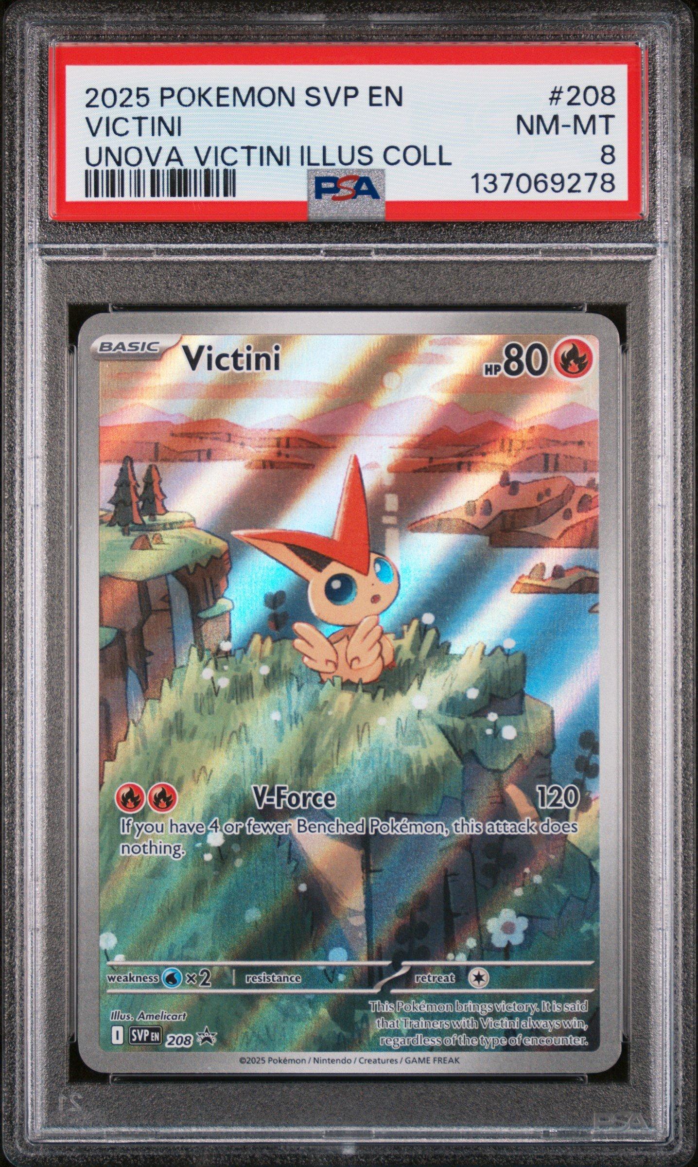 2025 Pokemon Svp En-sv Black Star Promo 208 Victini Unova Victini