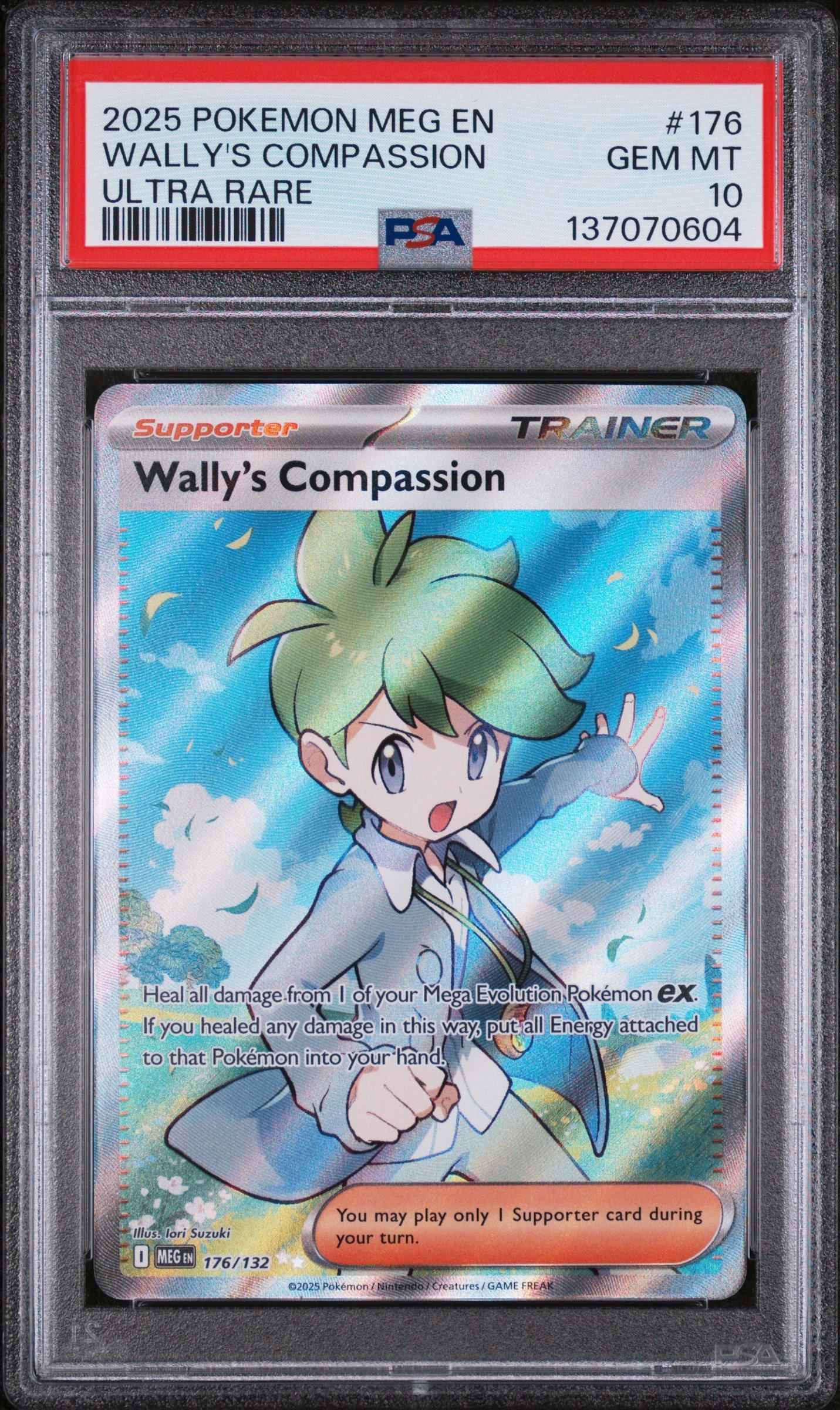 2025 Pokemon Meg En-mega Evolution 176 Wally's Compassion Ultra