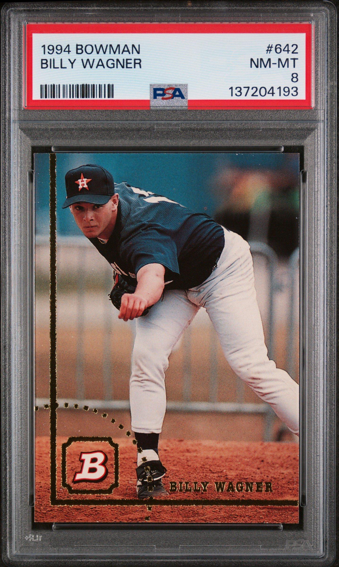1994 Bowman 642 Billy Wagner PSA 8