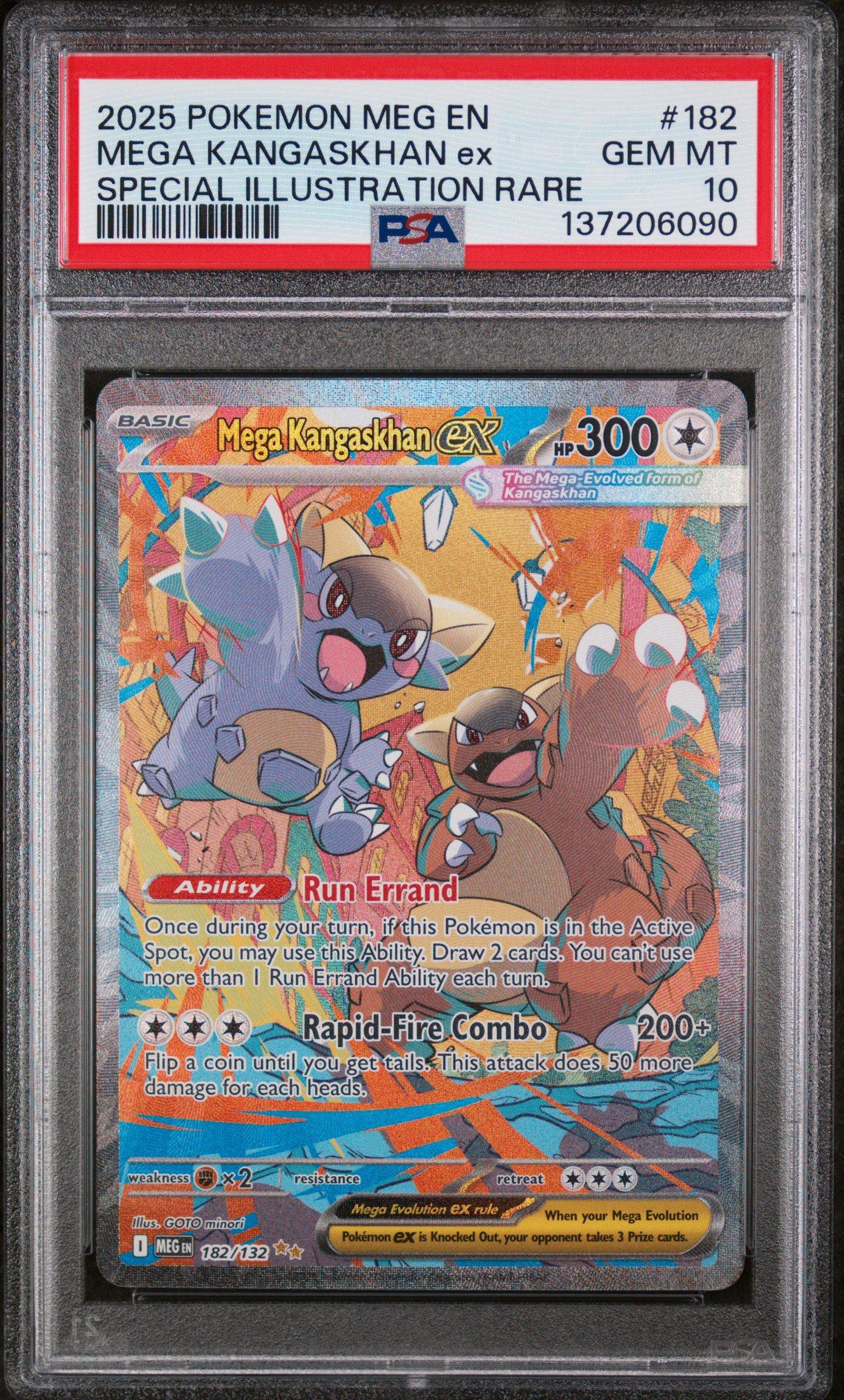 2025 Pokemon Meg En-mega Evolution 182 Mega Kangaskhan Ex Special