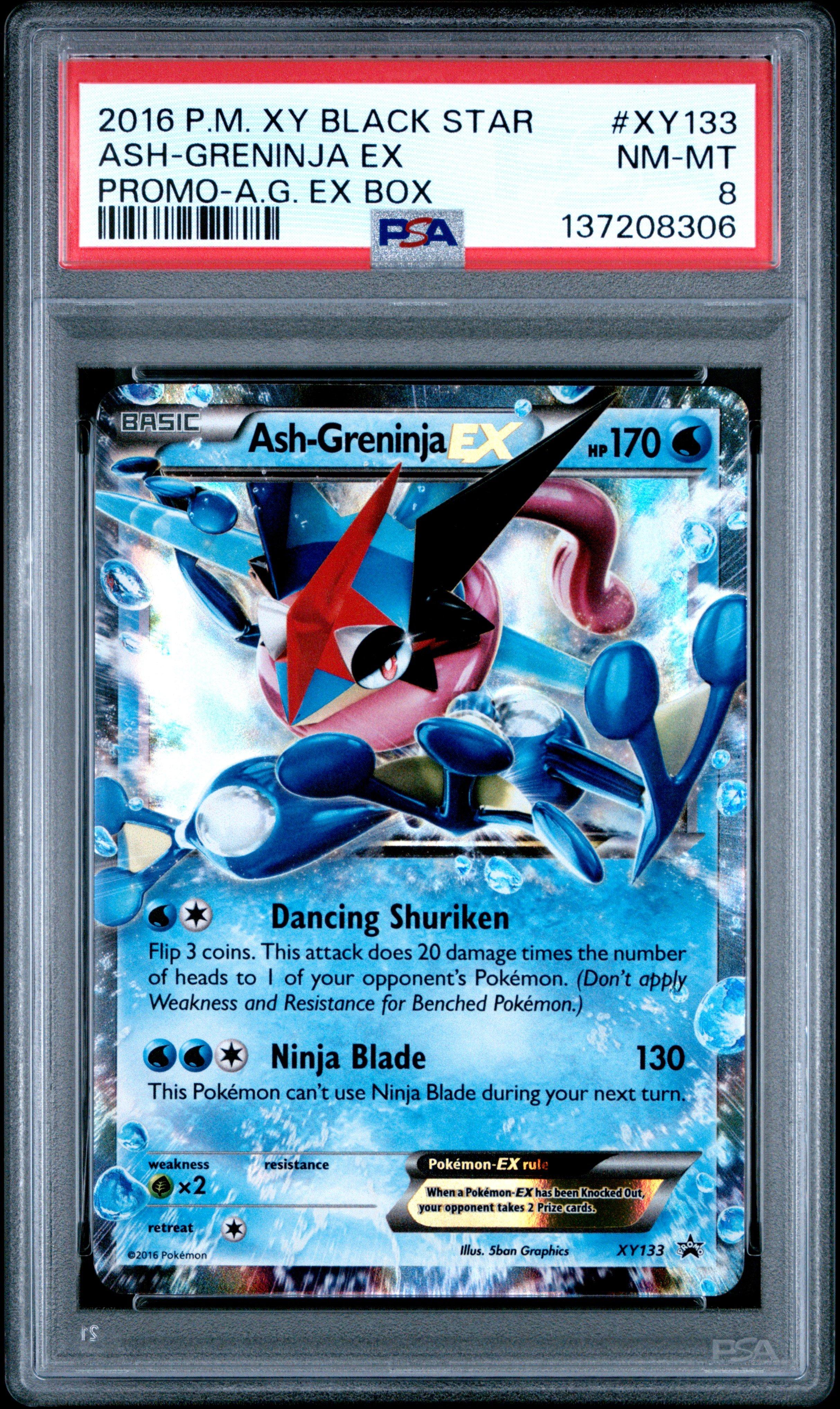 2016 Pokemon Xy Black Star Promo Xy133 Ash-greninja Ex Ash