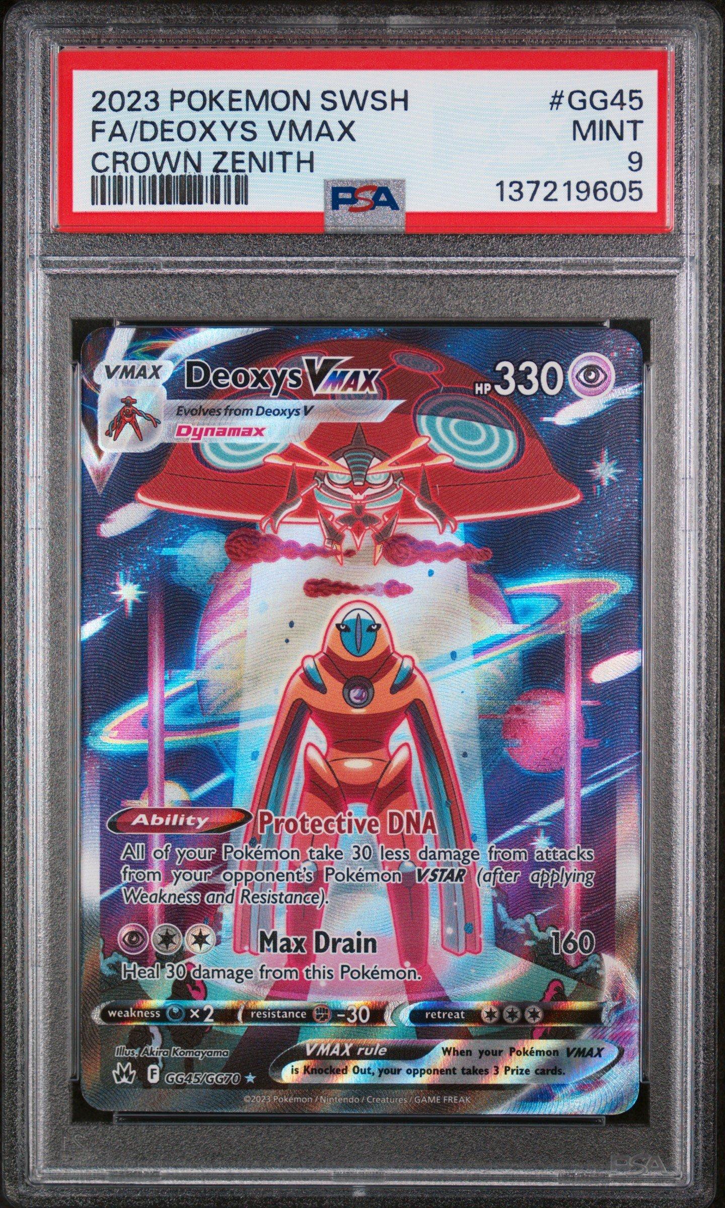 2023 Pokemon Sword And Shield Crown Zenith Gg45 Full Art/deoxys