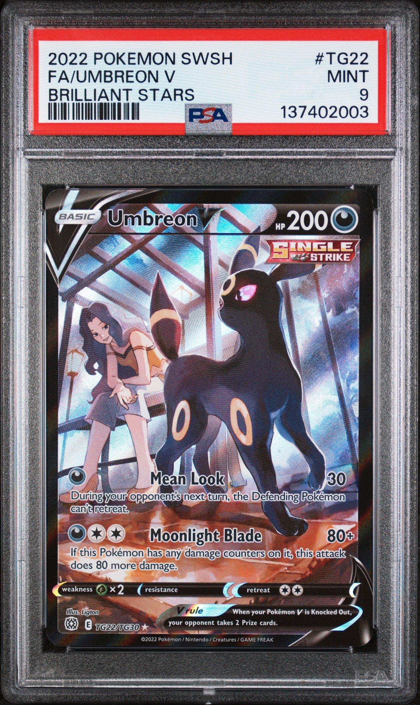 umbreon v pokemon card price - TG22/TG30 - Brilliant Stars - Trainer Gallery Colorless Rule Anyone know why this Umbreon