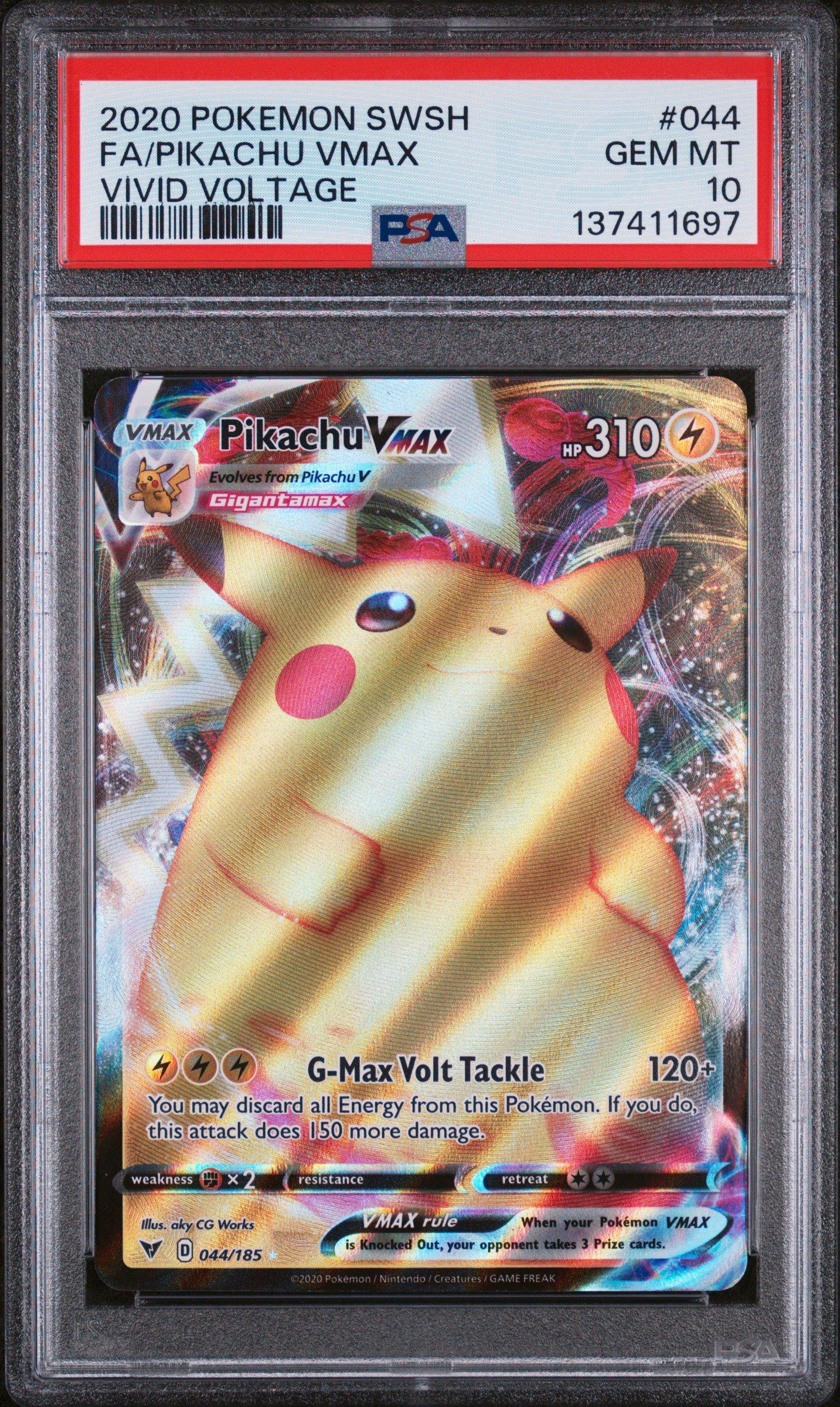 2020 Pokemon Sword & Shield Vivid Voltage 044 Full Art/pikachu