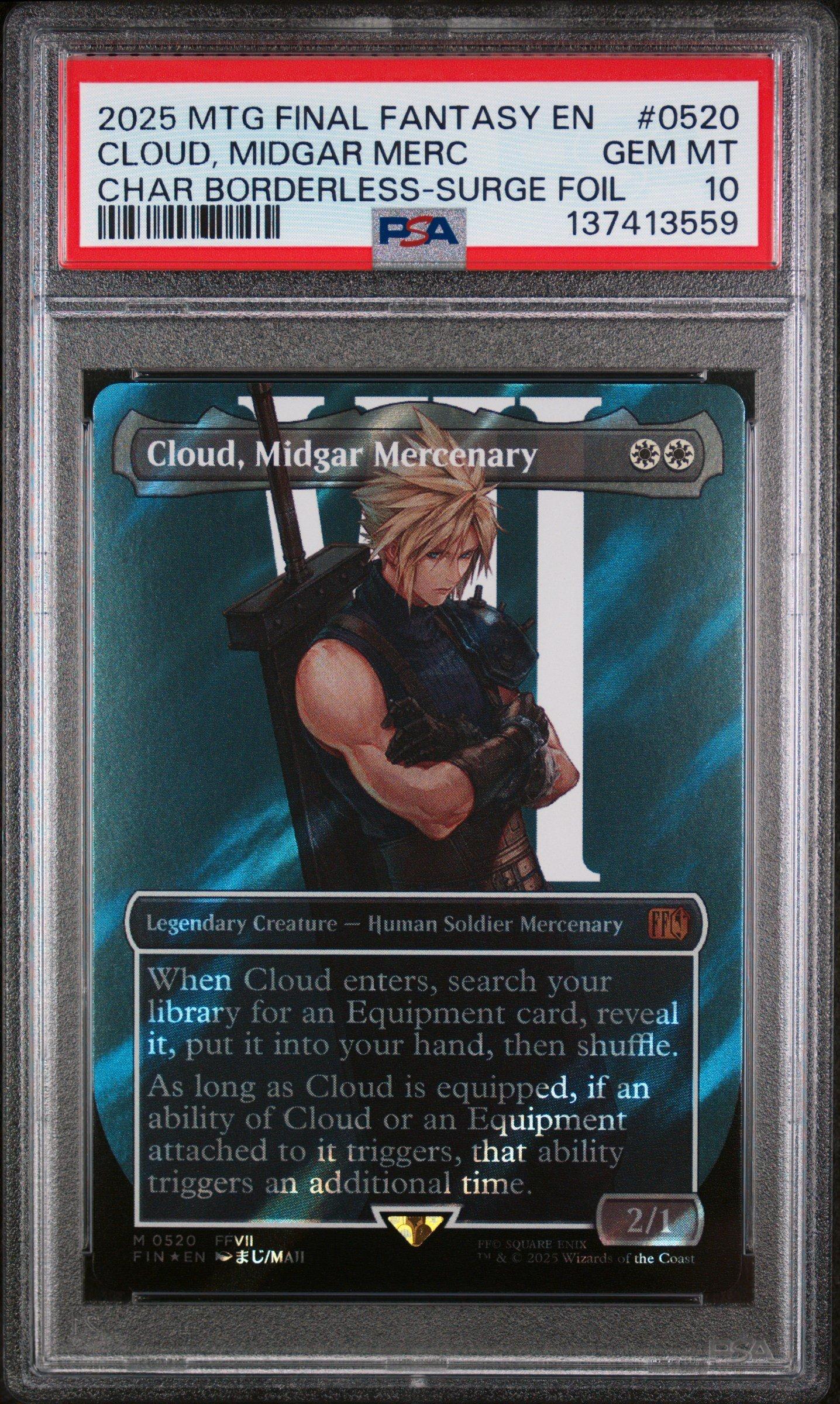 2025 Magic The Gathering Final Fantasy 0520 Cloud, Midgar