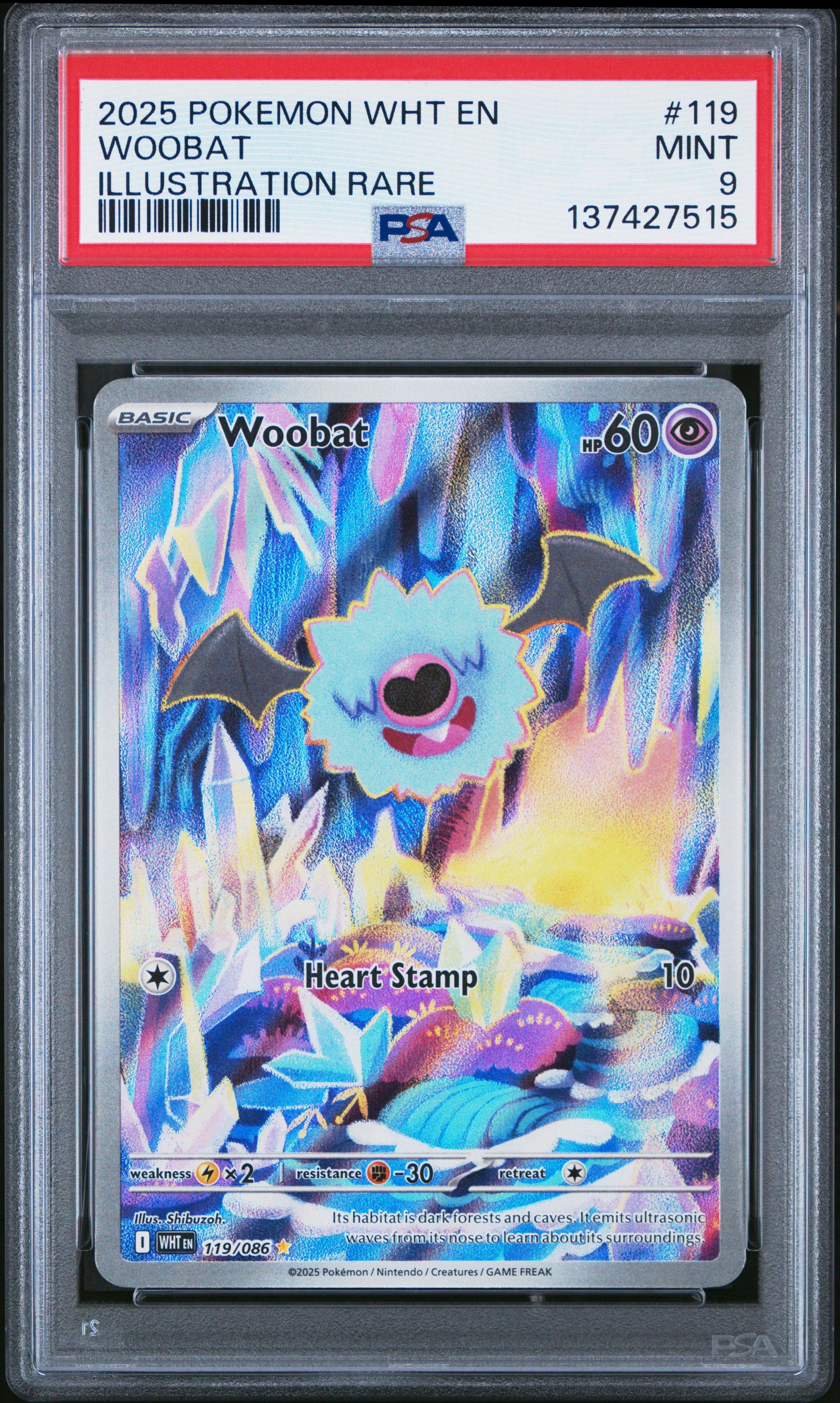 pokemon woobat card - Swoobat (72/162) - XY Breakthrough Psychic Colorless Gust (10) Weakness Lightning 2 Resistance Fighting Woobat 116/086 Japanese Pokmon Card