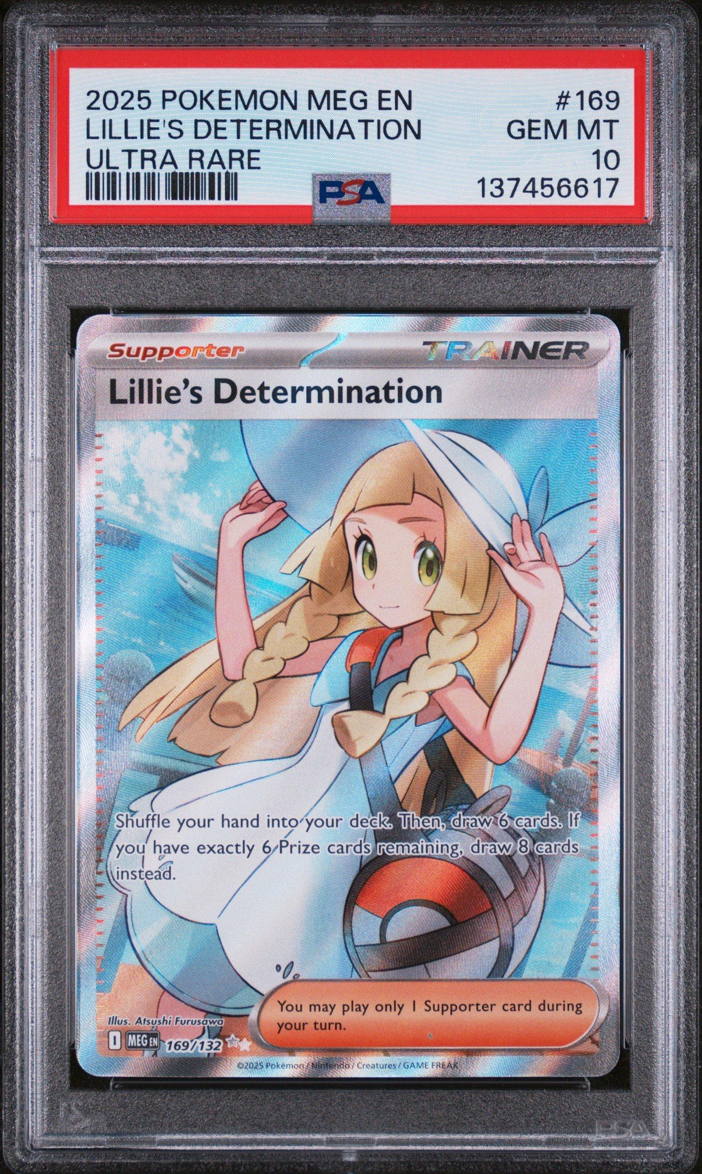 2025 Pokemon Meg En-mega Evolution 169 Lillie's Determination