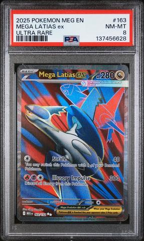 2025 Pokemon Meg En-mega Evolution 163 Mega Latias Ex Ultra Rare
