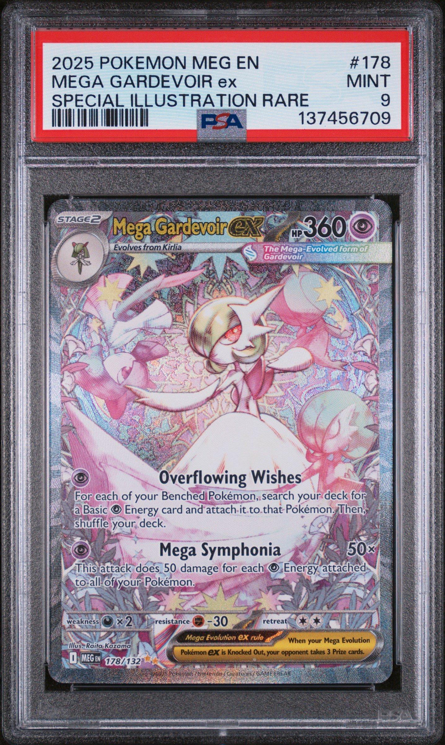 2025 Pokemon Meg En-mega Evolution 178 Mega Gardevoir Ex Special