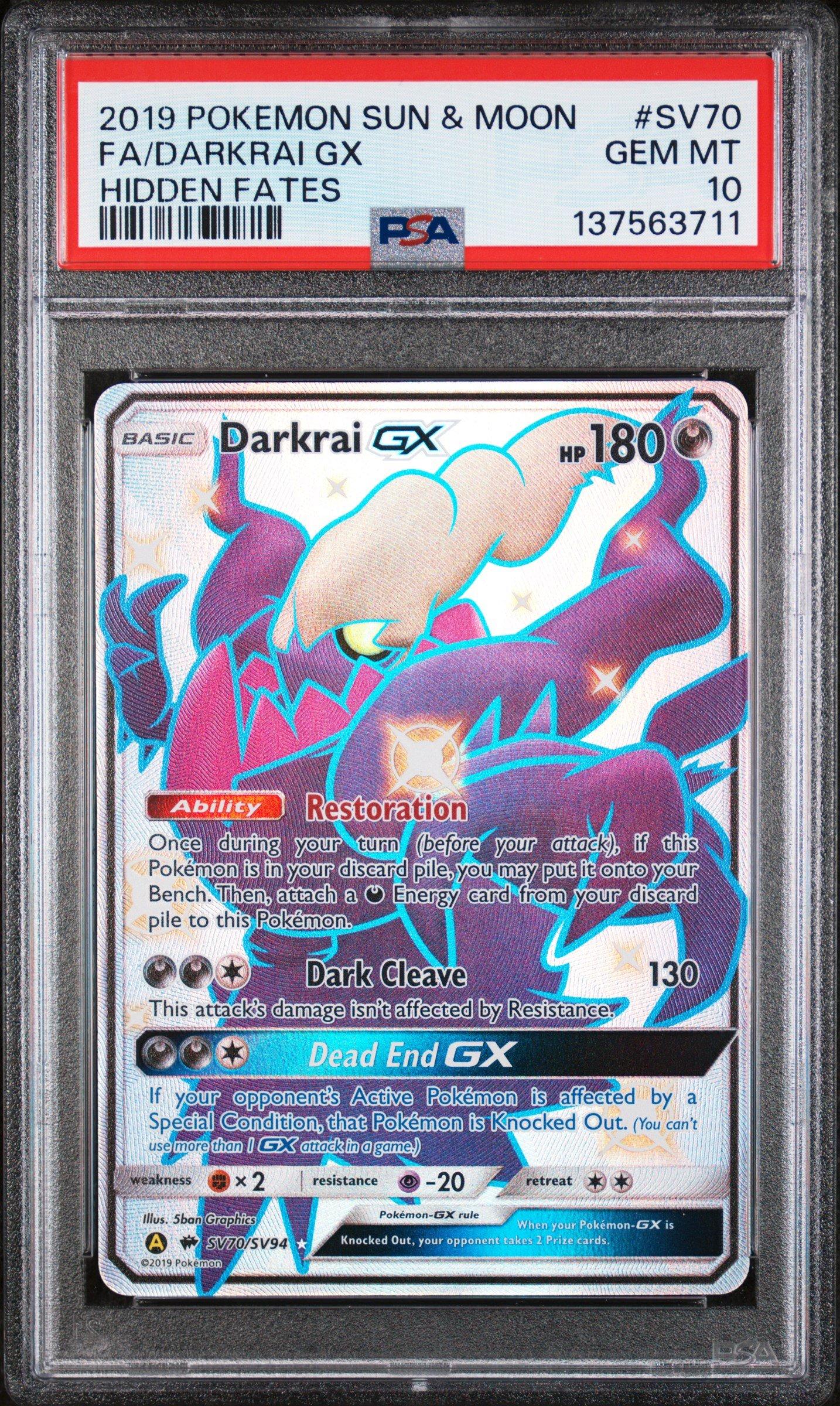darkrai gx pokemon card Umbreon & SM Black Star Promos | Pokmon (You cant use more than 1 GX attack in a game.) Weakness / Resistance / Retreat Cost Darkrai GX - 88a/147 088A/12