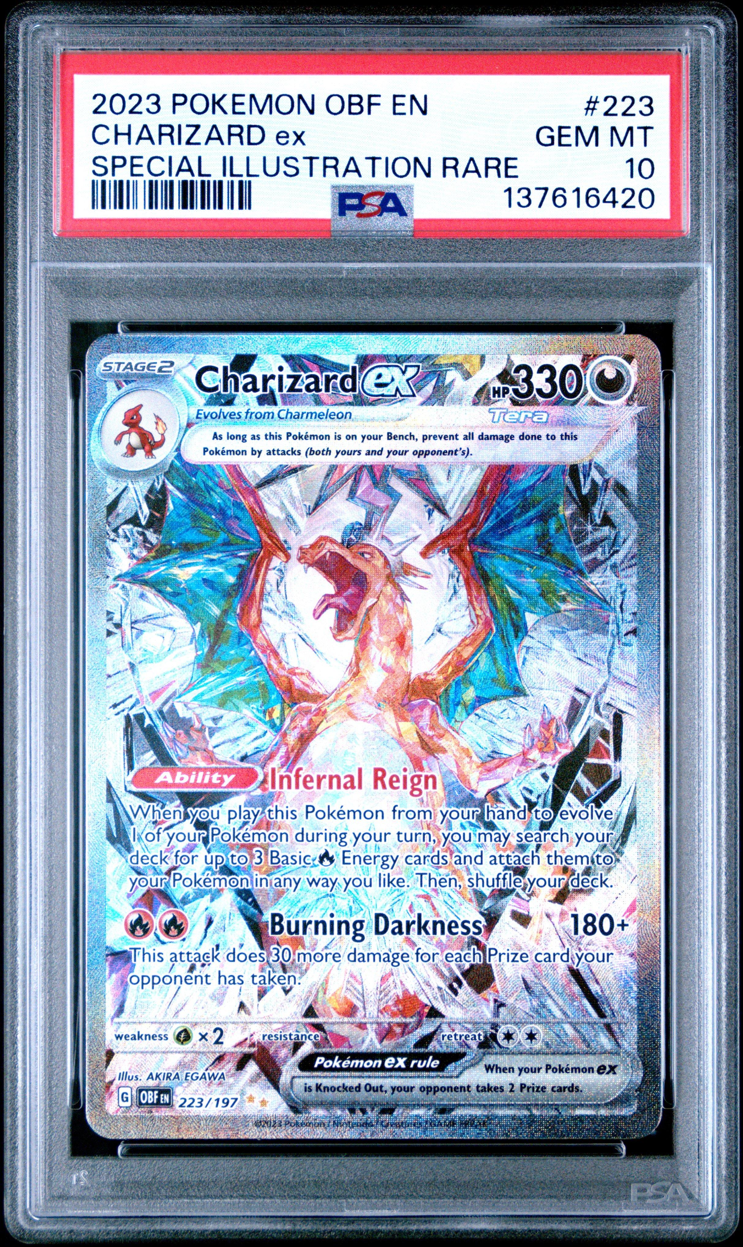 2023 Pokemon Obf En-obsidian Flames 223 Charizard Ex Special