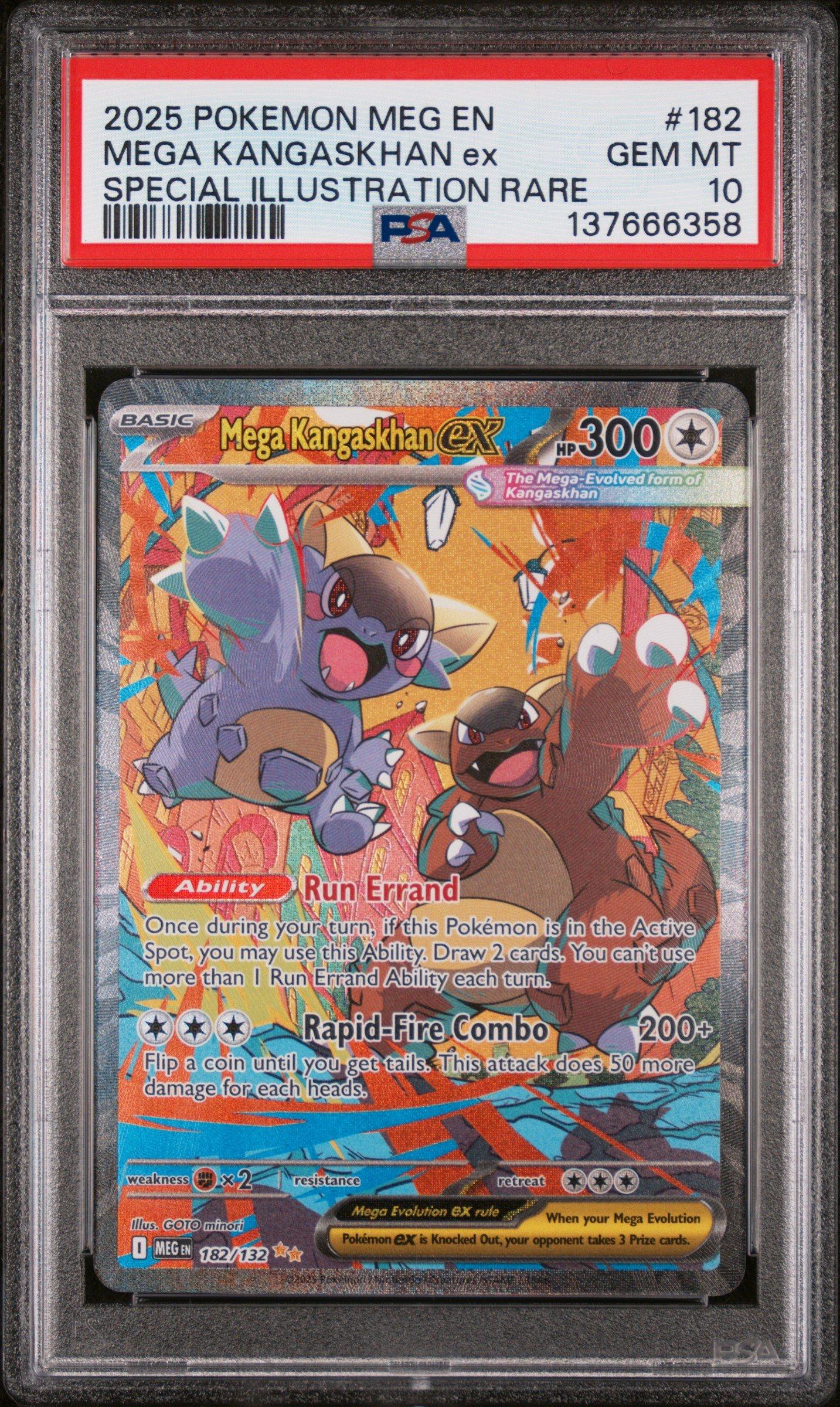 2025 Pokemon Meg En-mega Evolution 182 Mega Kangaskhan Ex Special