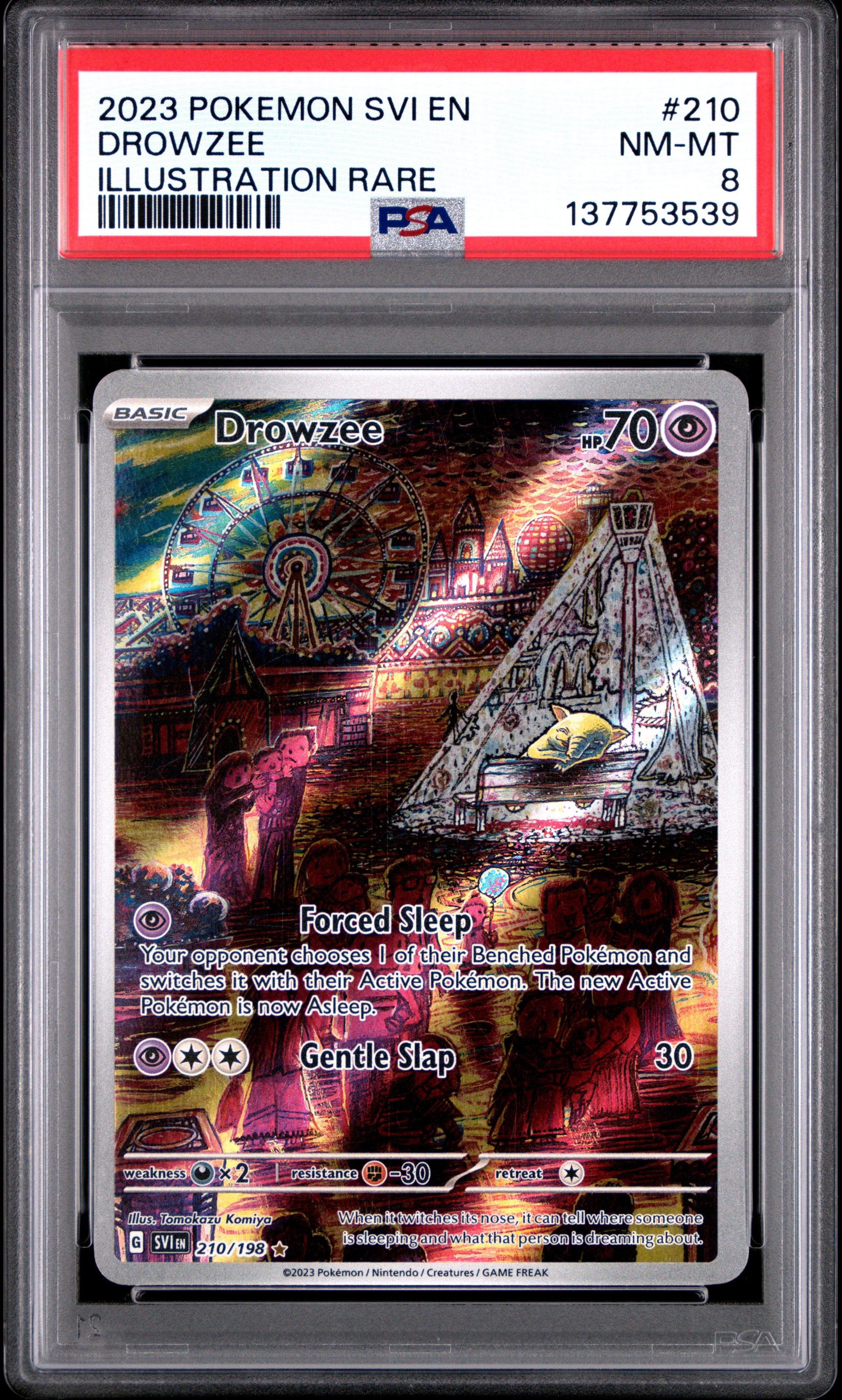 2023 Pokemon Svi En-scarlet & Violet 210 Drowzee Illustration Rare