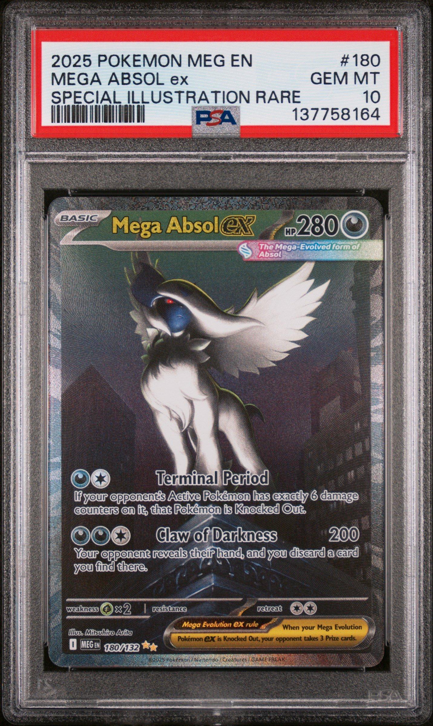 2025 Pokemon Meg En-mega Evolution 180 Mega Absol Ex Special