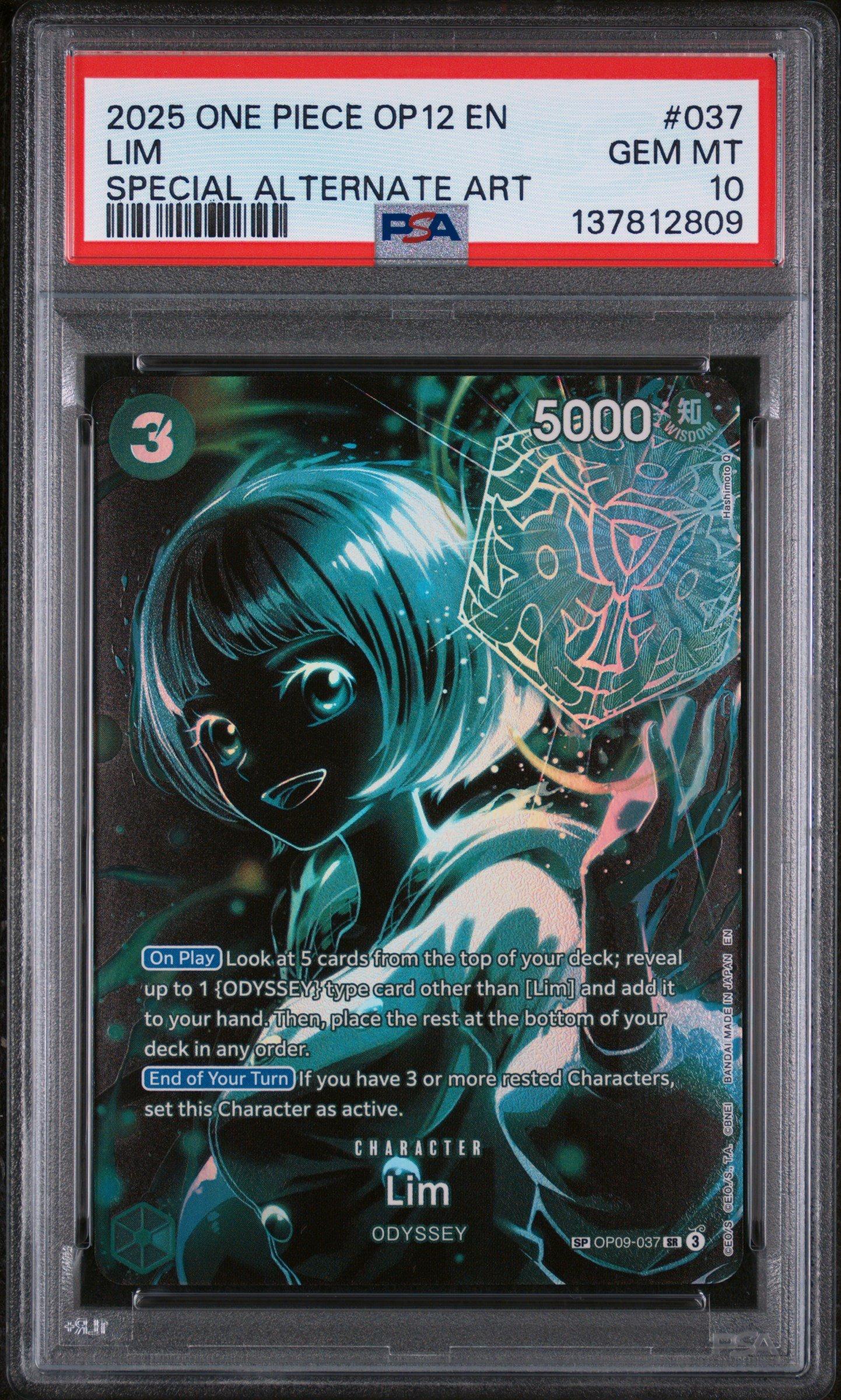 2025 One Piece Op12-legacy Of The Master 037 Lim Special Alternate
