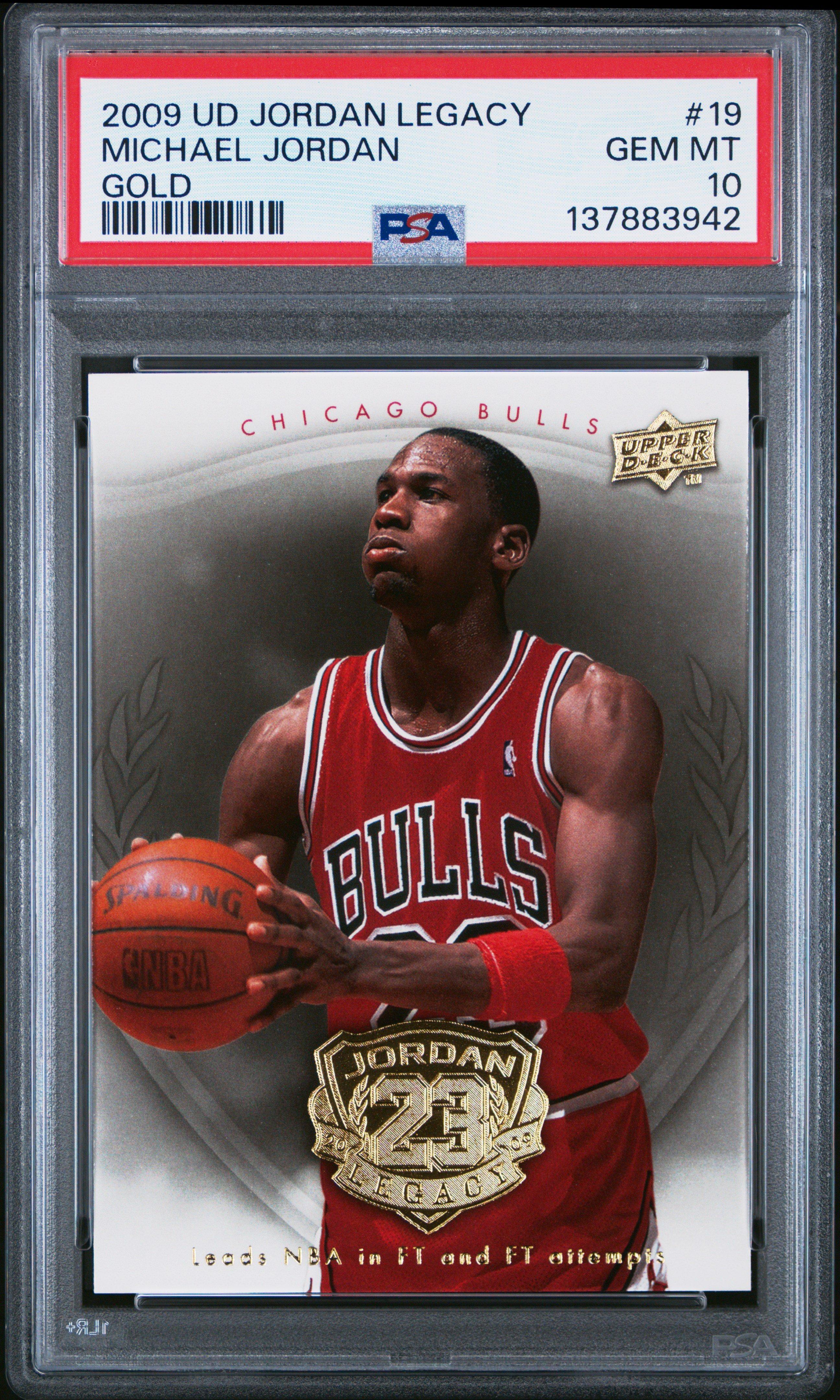 psa graded michael jordan cards 1998 - 1999 Upper Deck Ovation Card #7 8 2009 Upper Deck Jordan Legacy