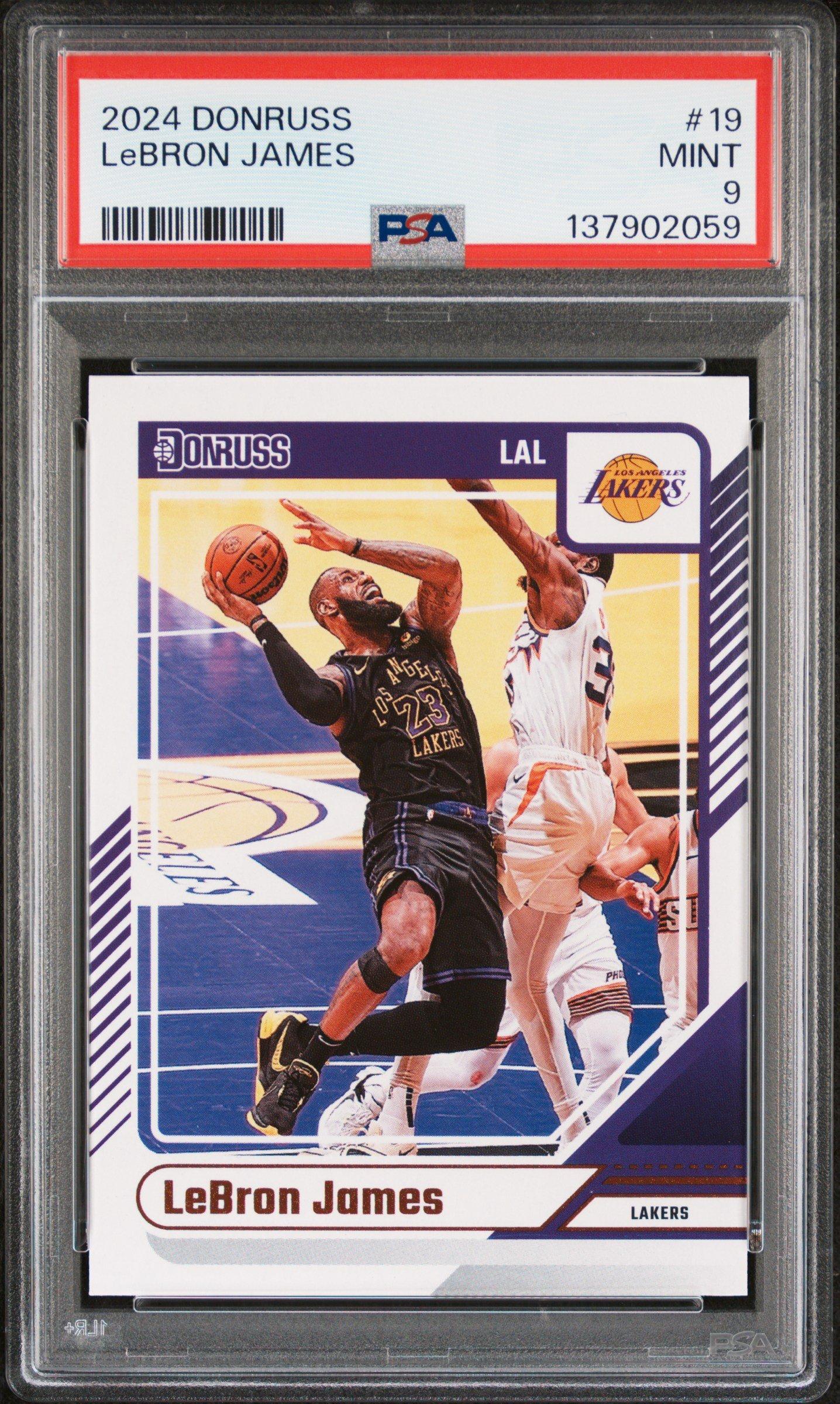 2024 Panini Donruss 19 Lebron James PSA 9