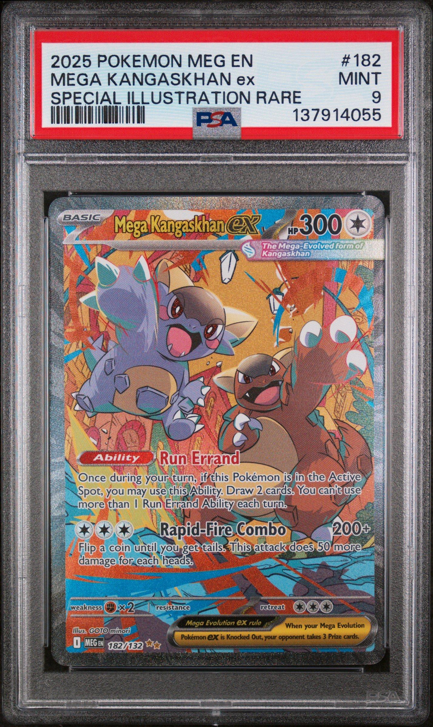 2025 Pokemon Meg En-mega Evolution 182 Mega Kangaskhan Ex Special