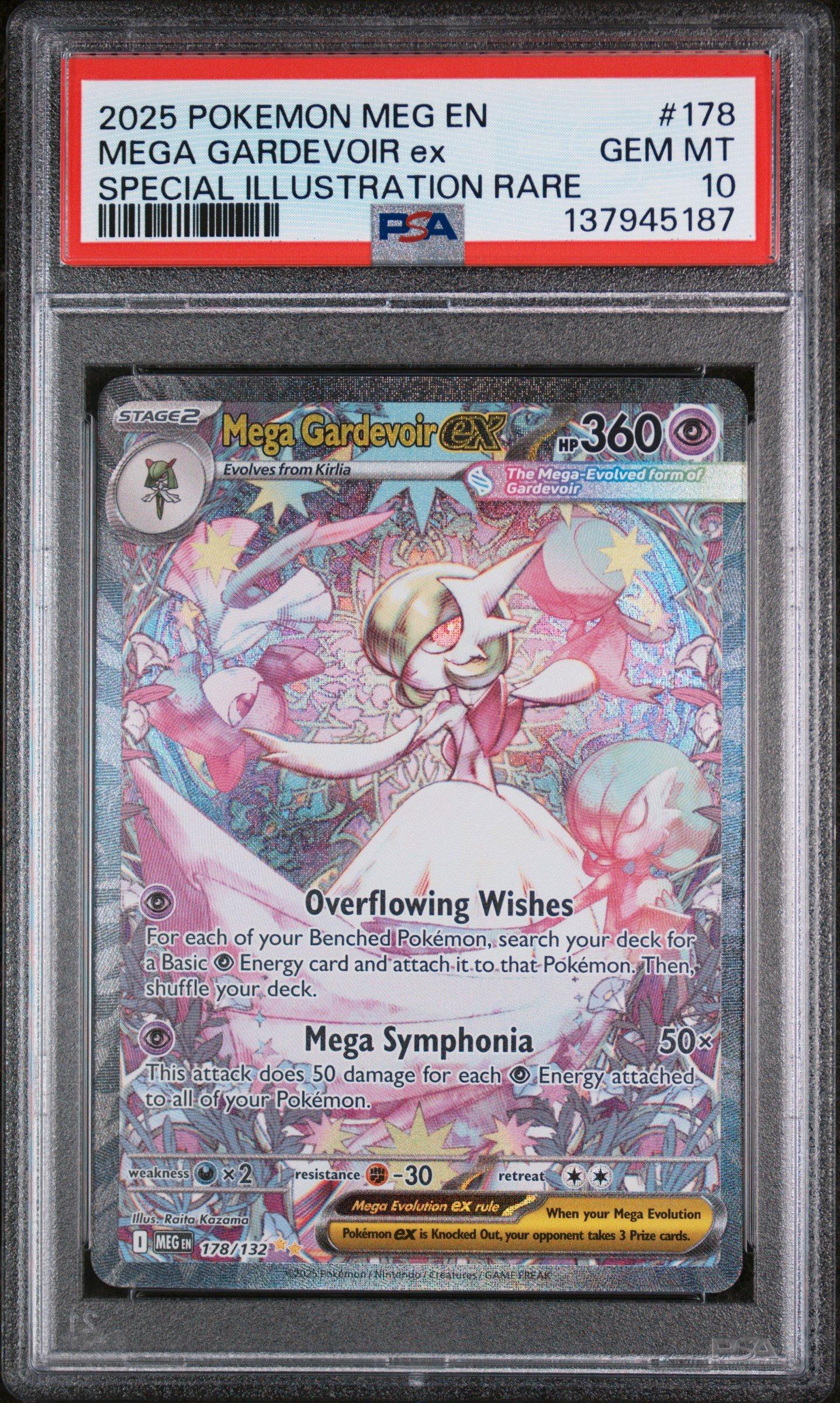 2025 Pokemon Meg En-mega Evolution 178 Mega Gardevoir Ex Special