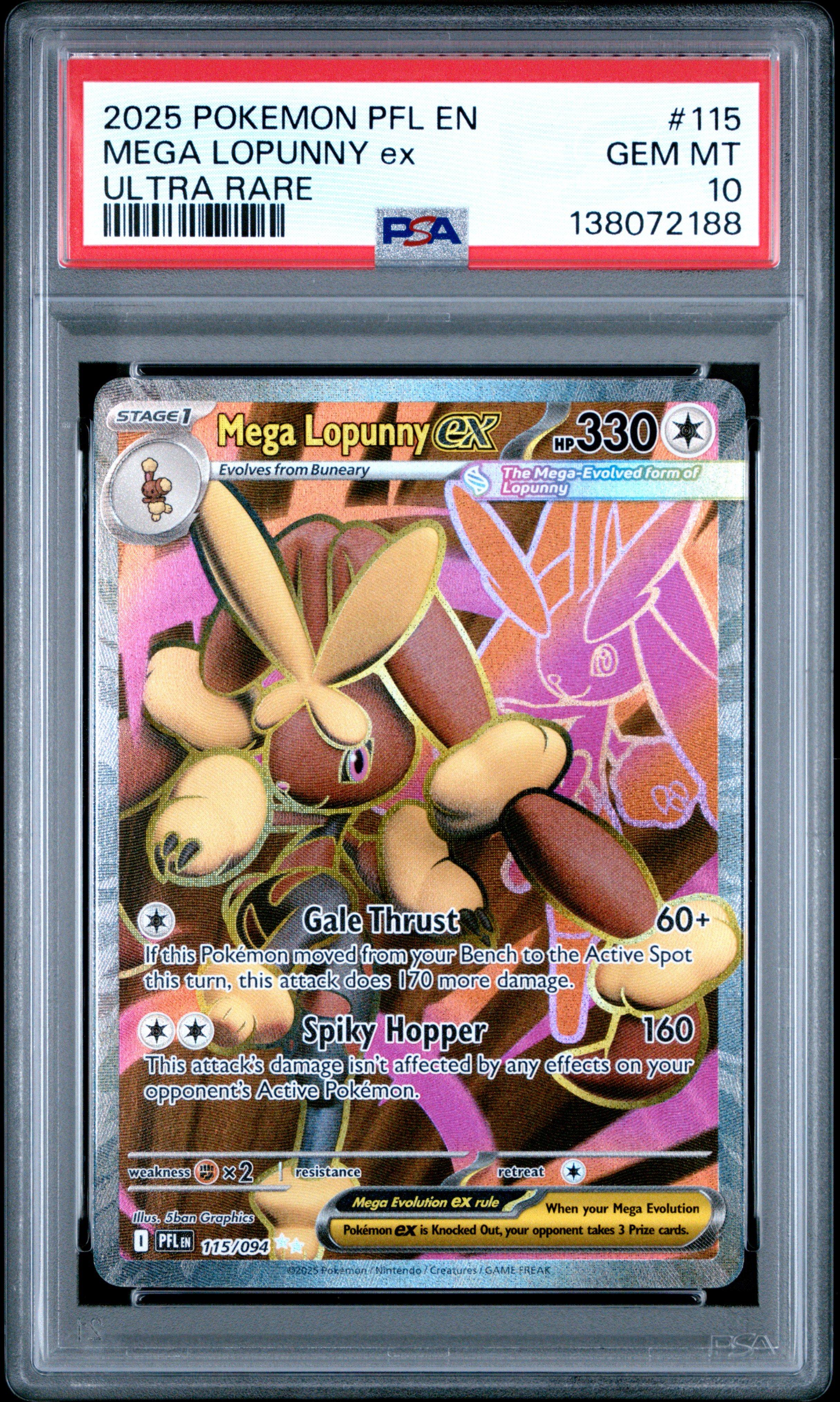 pokemon card lopunny Lopunny #108 Prices | Pokemon Mega Evolution