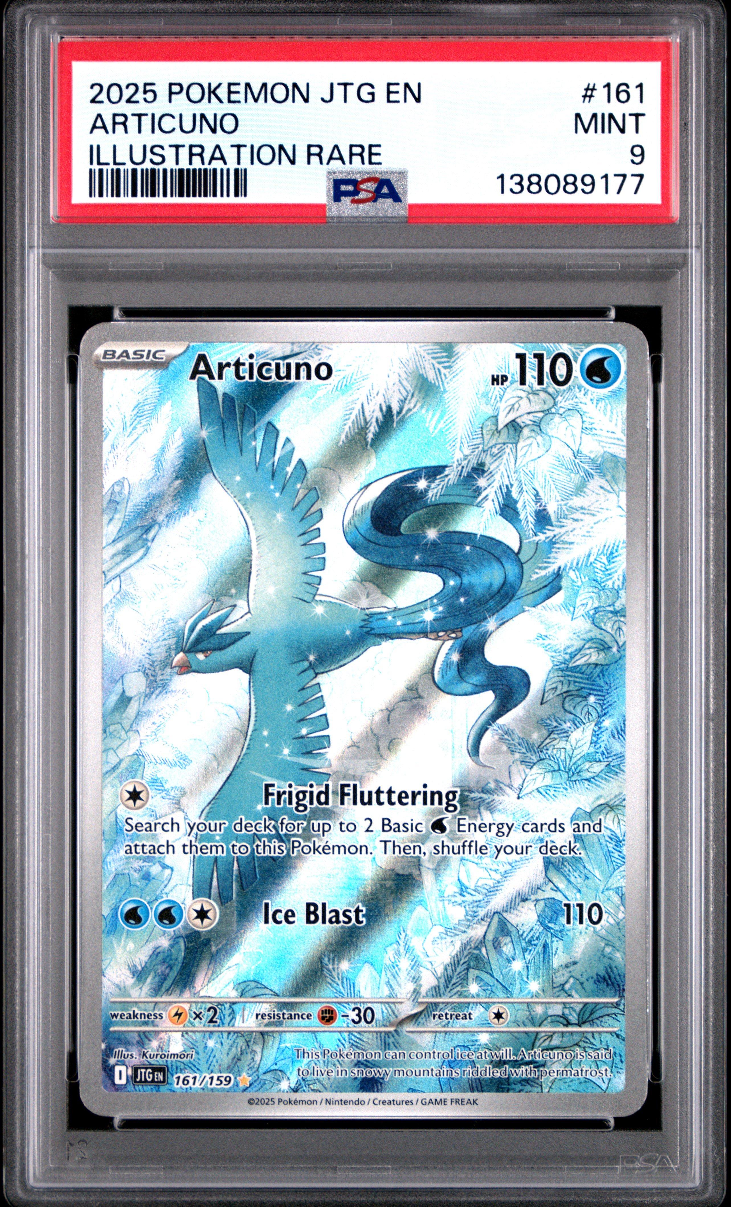 pokemon journey together rarest card Pokmon Complete Holo Foil Rare Uncommon Common Set 143 cards Commemorate your favorite tabletop game with this Articuno 2025 Pokemon Journey Together Illustration Rare #161 PSA Authenticated 9 Card Pokemon - Furret 168/159 