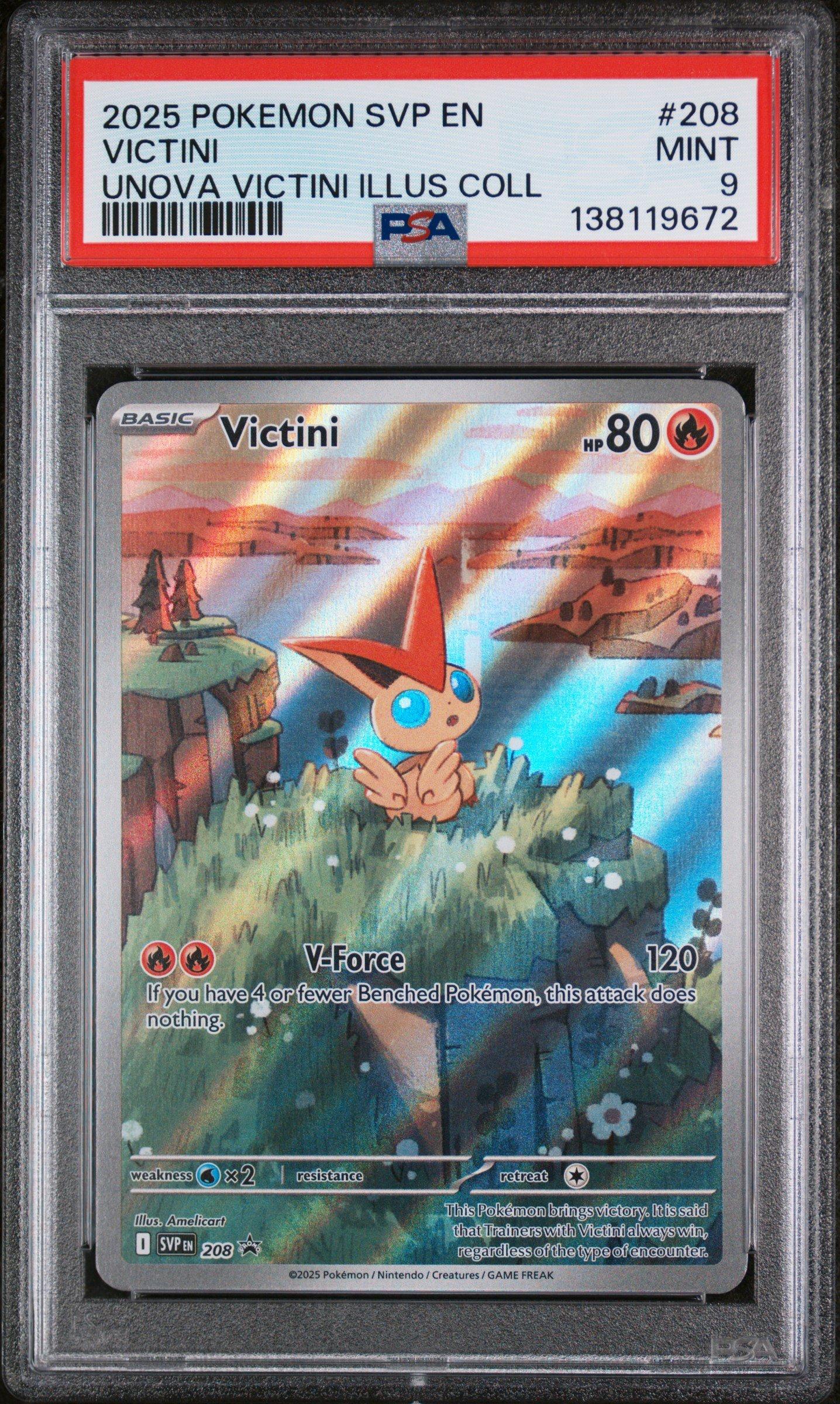 【PSA10】 Victini 208 SVP ポケモンカード　ジャンボカード 2025 Pokemon Svp En-sv Black Star Promo 208 Victini Unova Victini